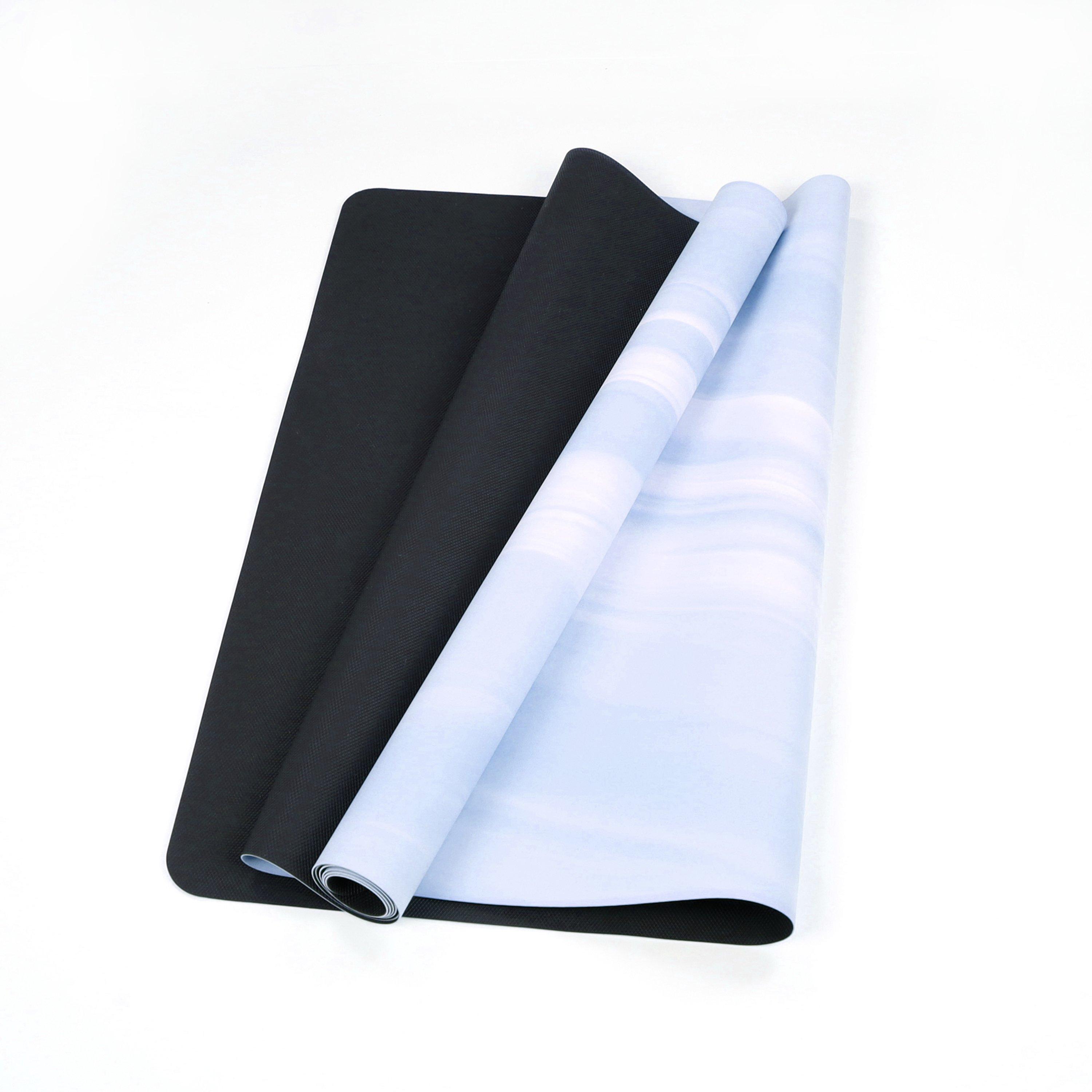 Brunnera Blue - USA Pro - Ultra-Thin Natural Rubber Yoga Mat - 5