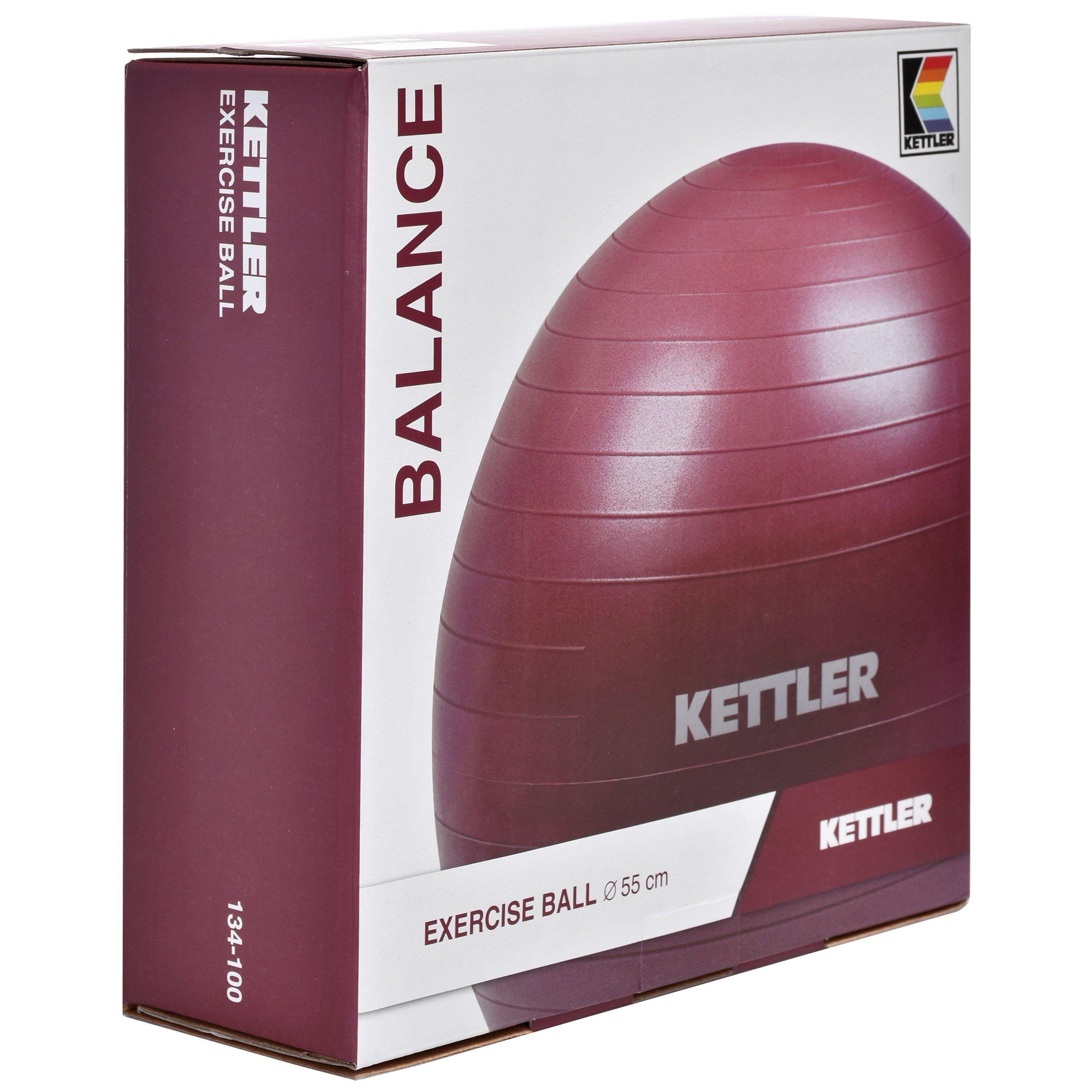 Burgundy - Kettler - Exercise 55 cm Ball - 2