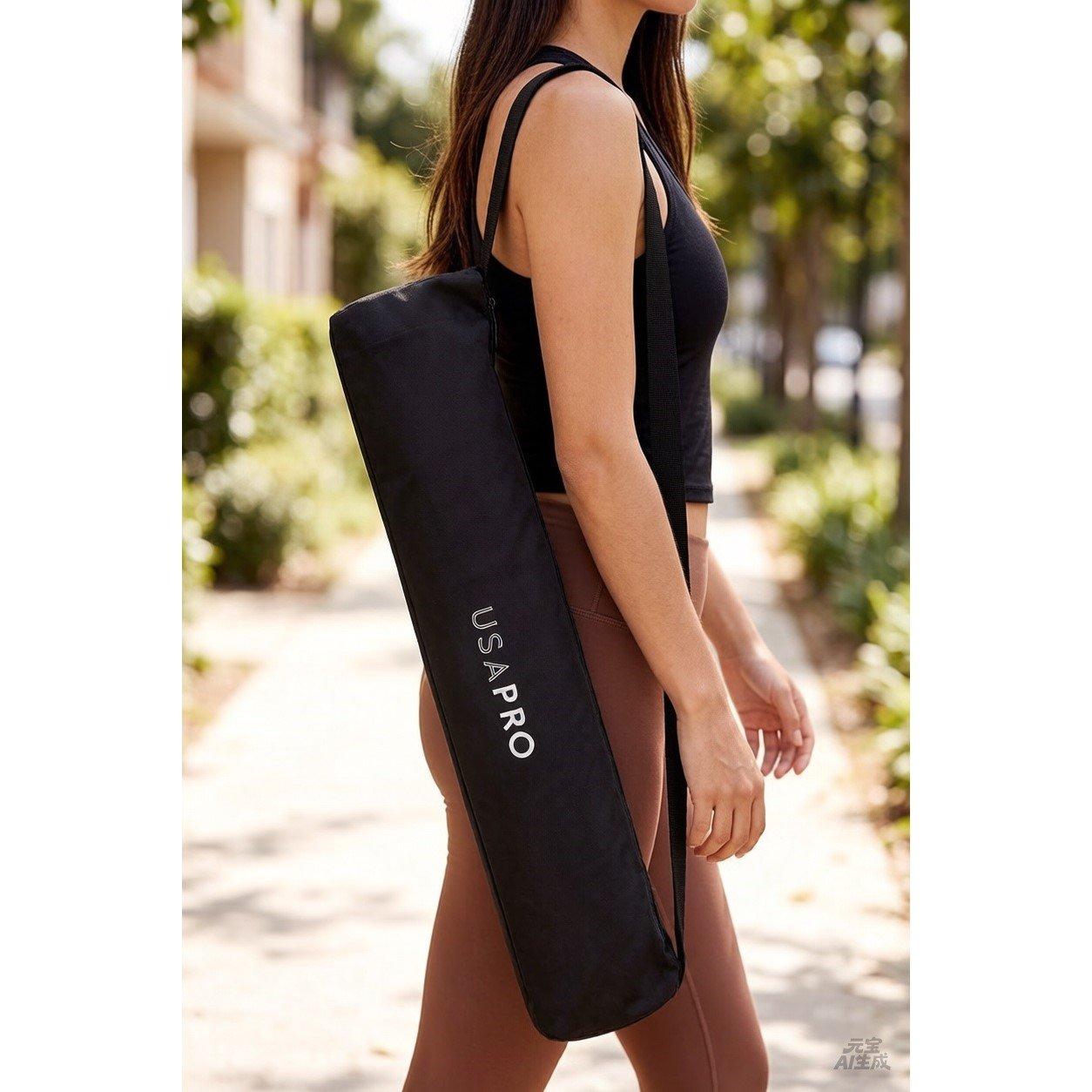 Crna - USA Pro - Yoga Mat Storage Bag - 1