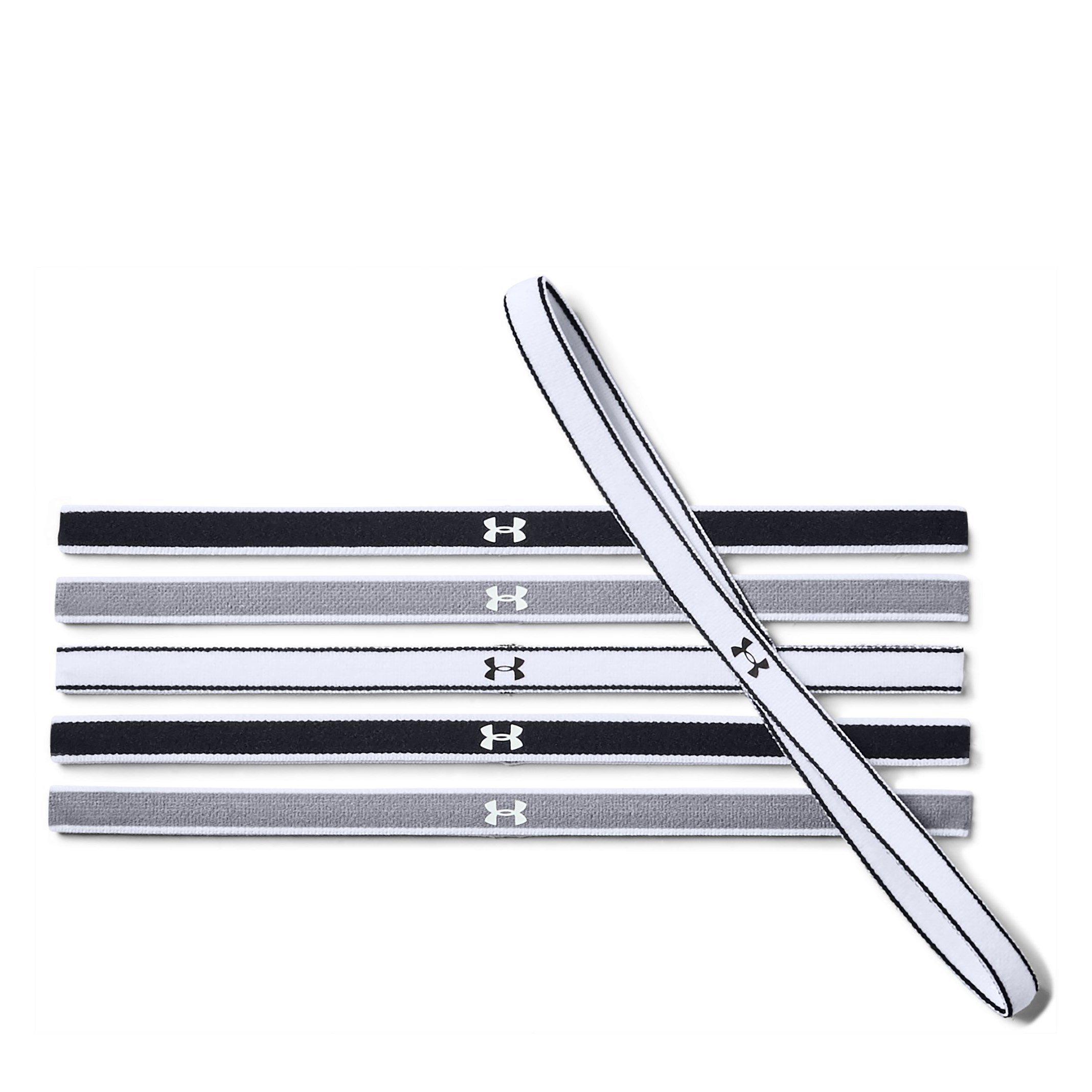 Black/Steel - Under Armour - Mini Headbands (6pk) - 1