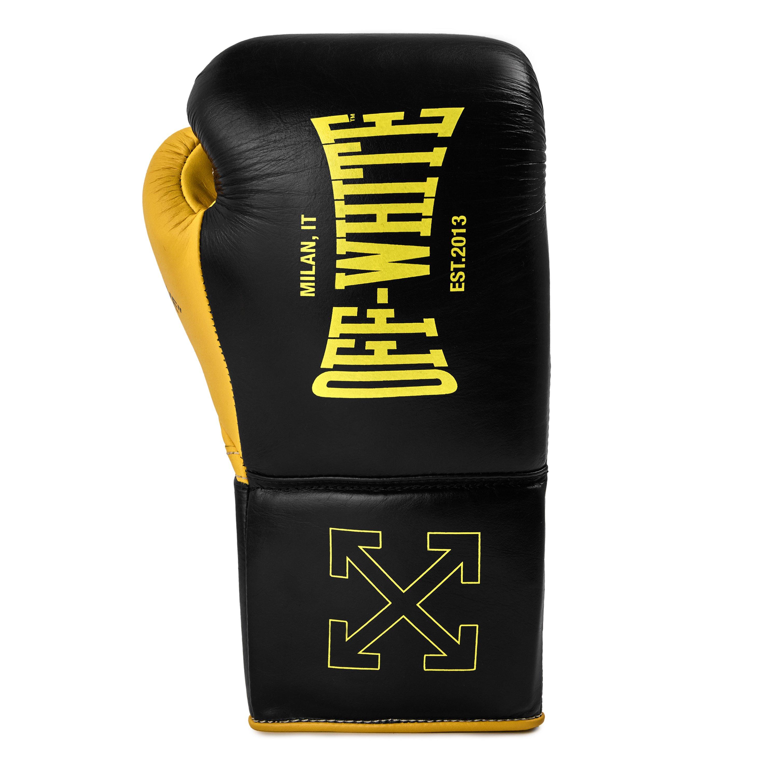 Black/Yellow - Off White x Everlast - Off-White™ c/o Everlast Powerlock OG Pro 16oz Training Boxing Glove - 3