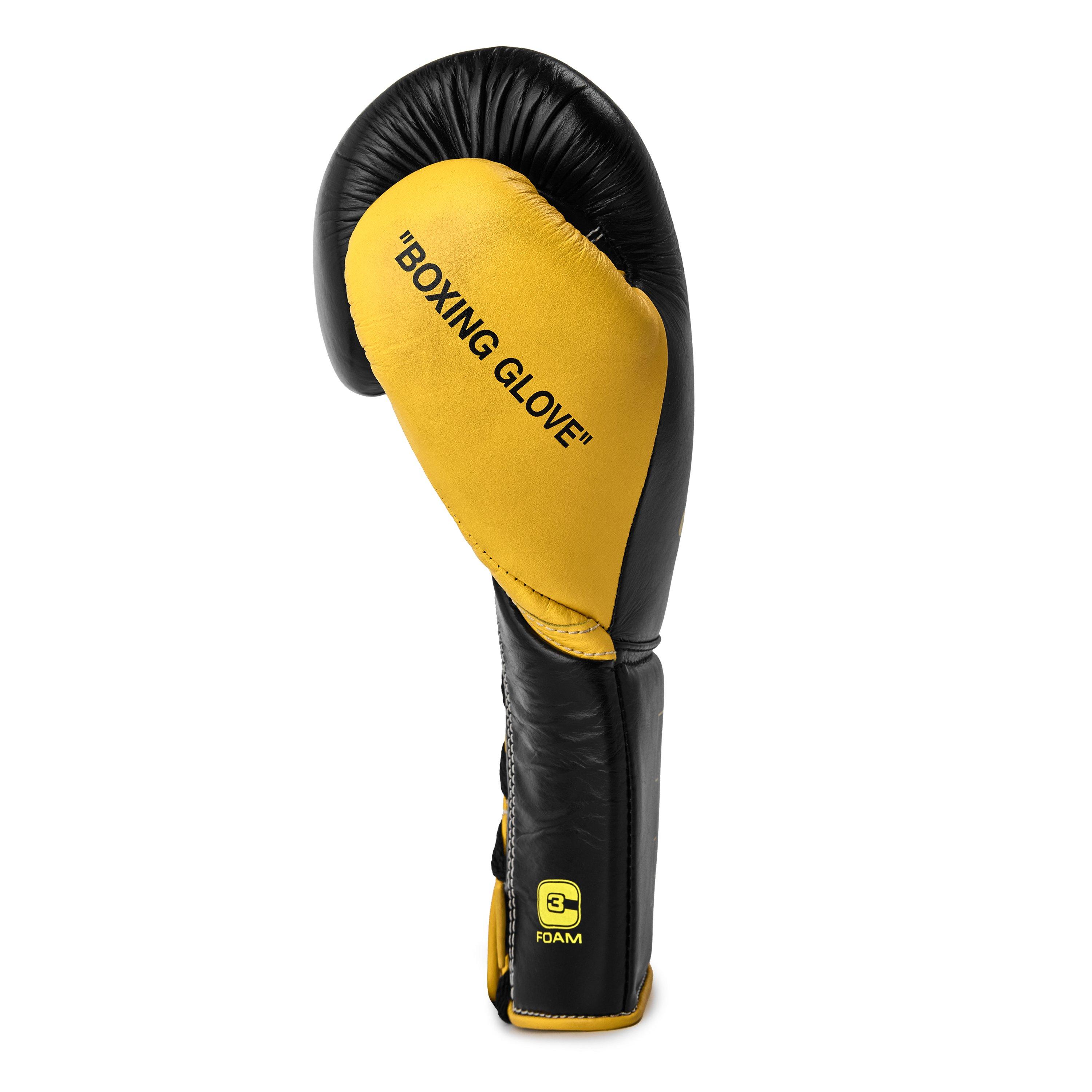 Black/Yellow - Off White x Everlast - Off-White™ c/o Everlast Powerlock OG Pro 16oz Training Boxing Glove - 4