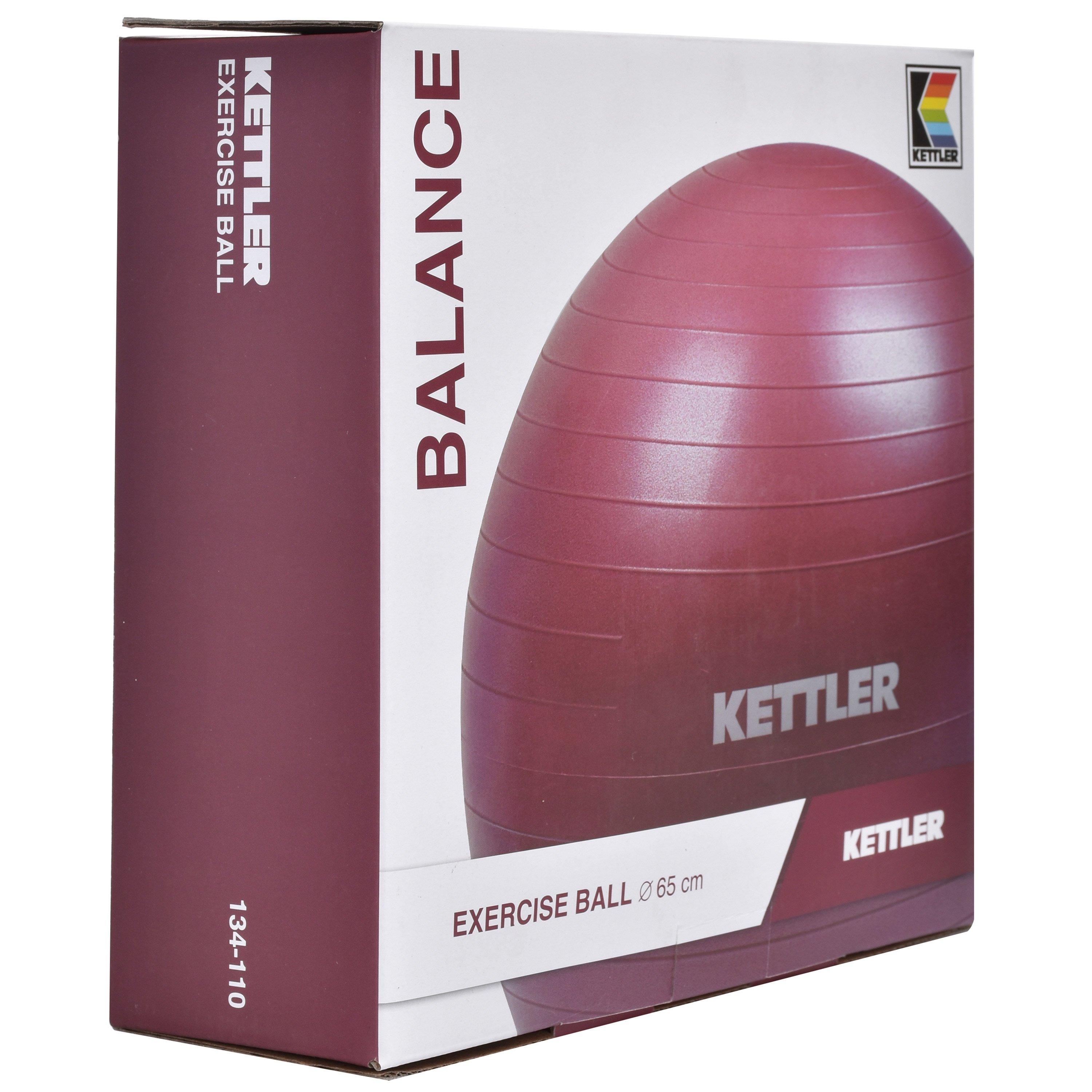 Burgundy - Kettler - Exercise 65 cm Ball - 2