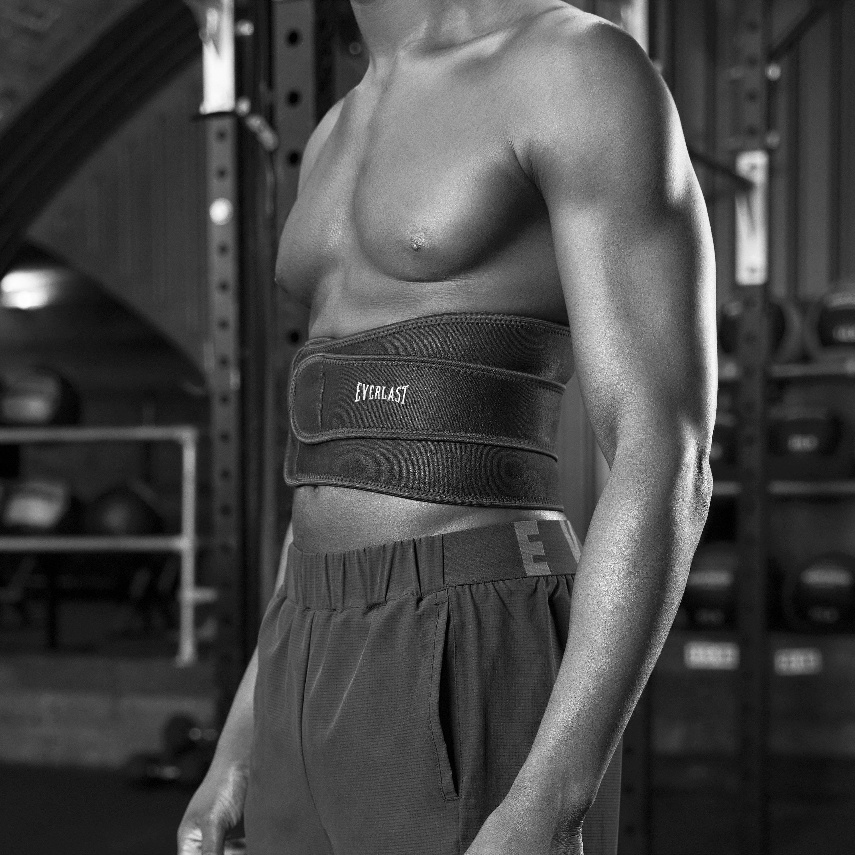 Black - Everlast - Neoprene Back Support - 1