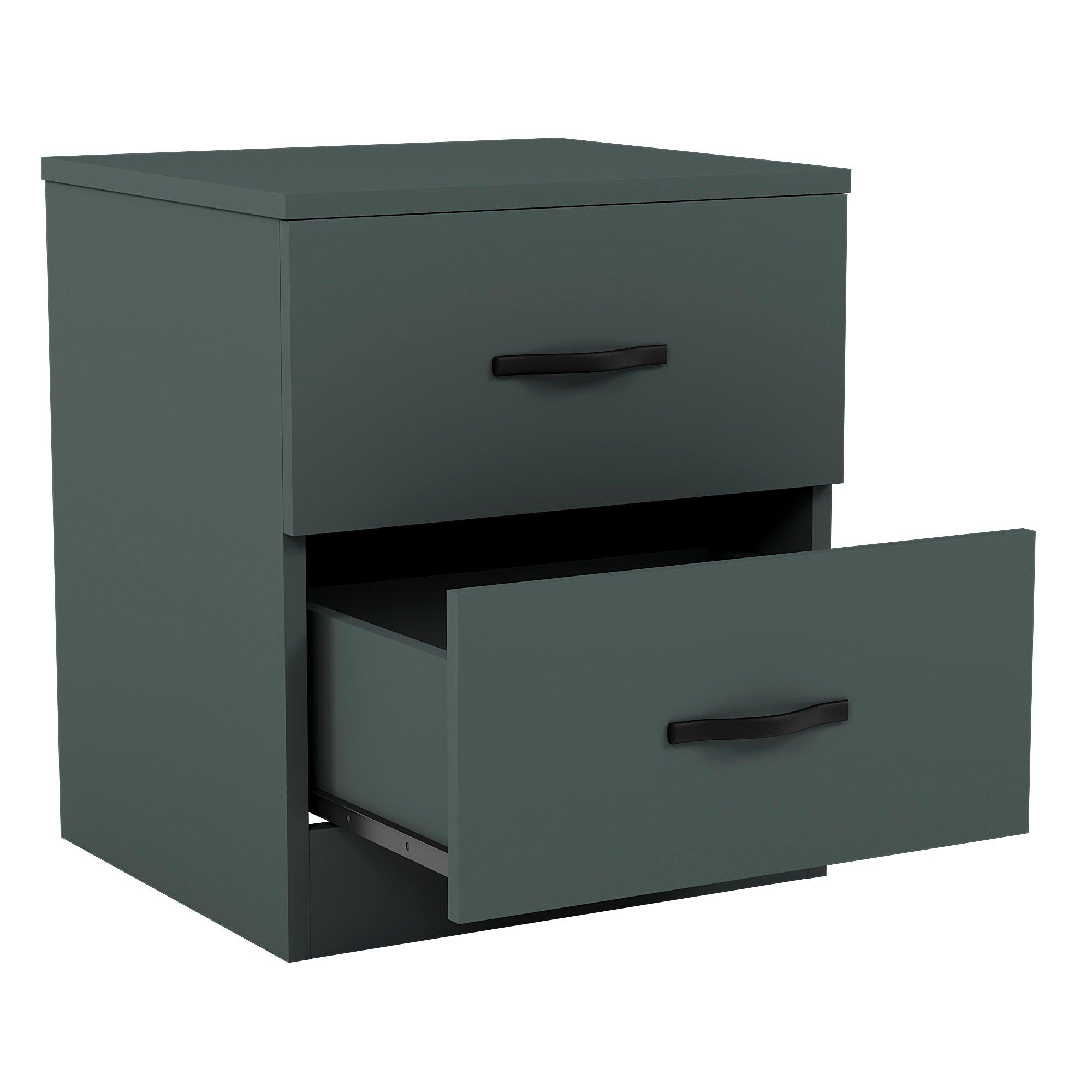 Jasper Green - Lassic - Vida Designs Riano 2 Drawer Bedside Chest - 8