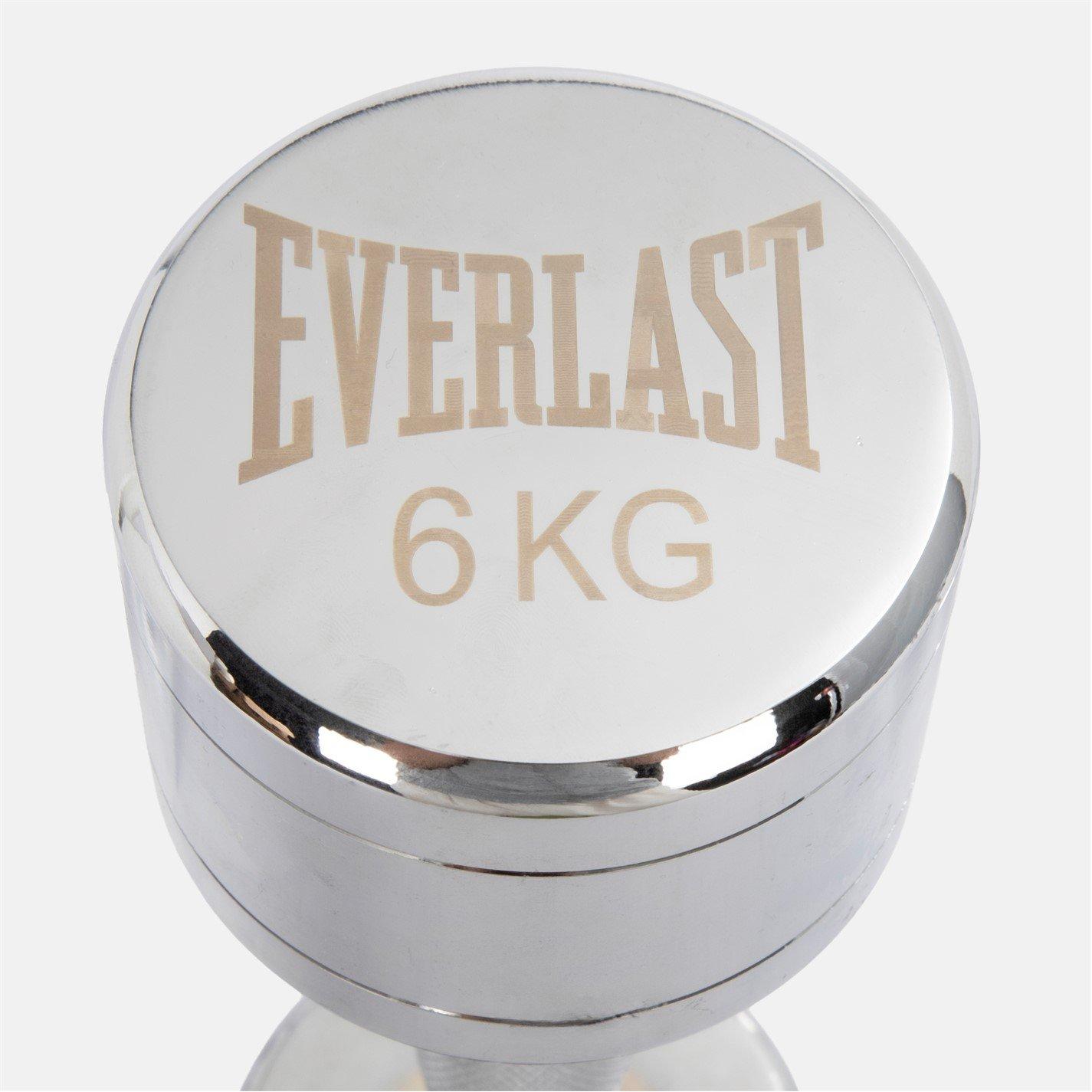 Everlast  Chrome Dumbbell - Chrome 6Kg