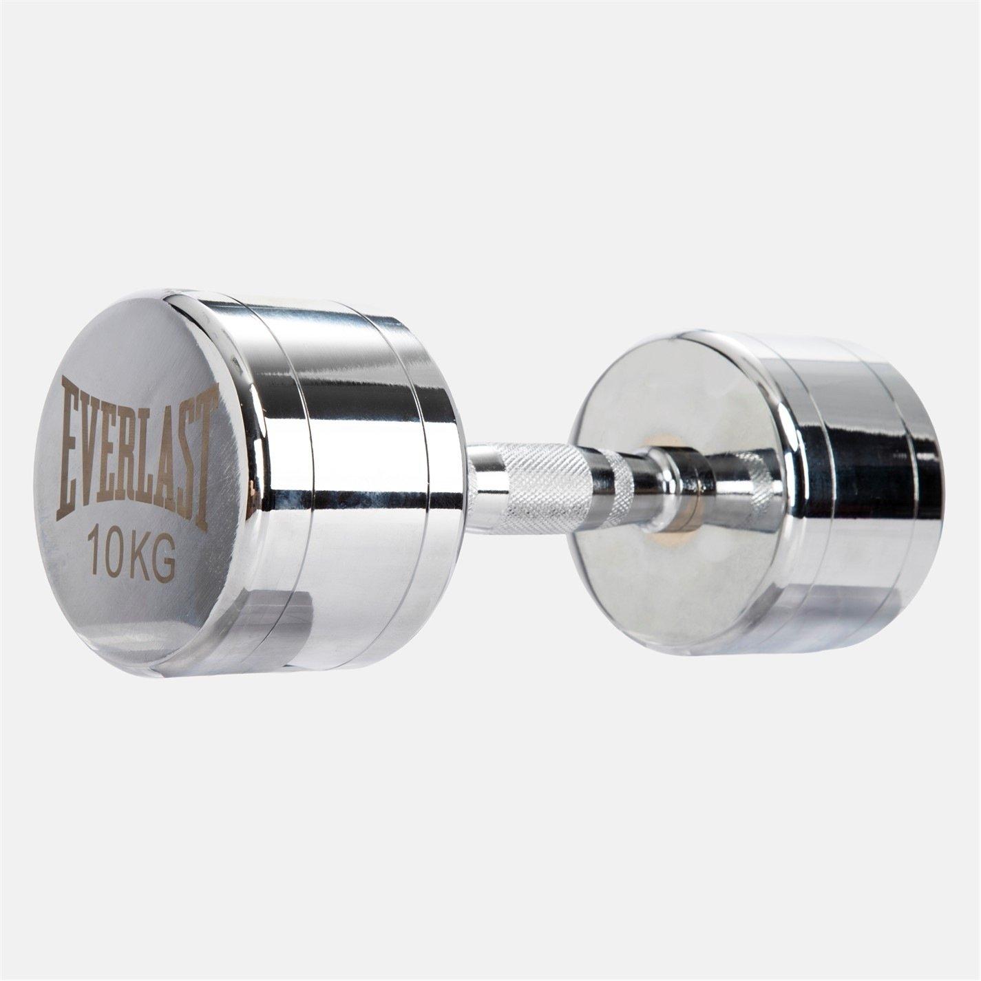 Everlast  Chrome Dumbbell - Chrome 10Kg