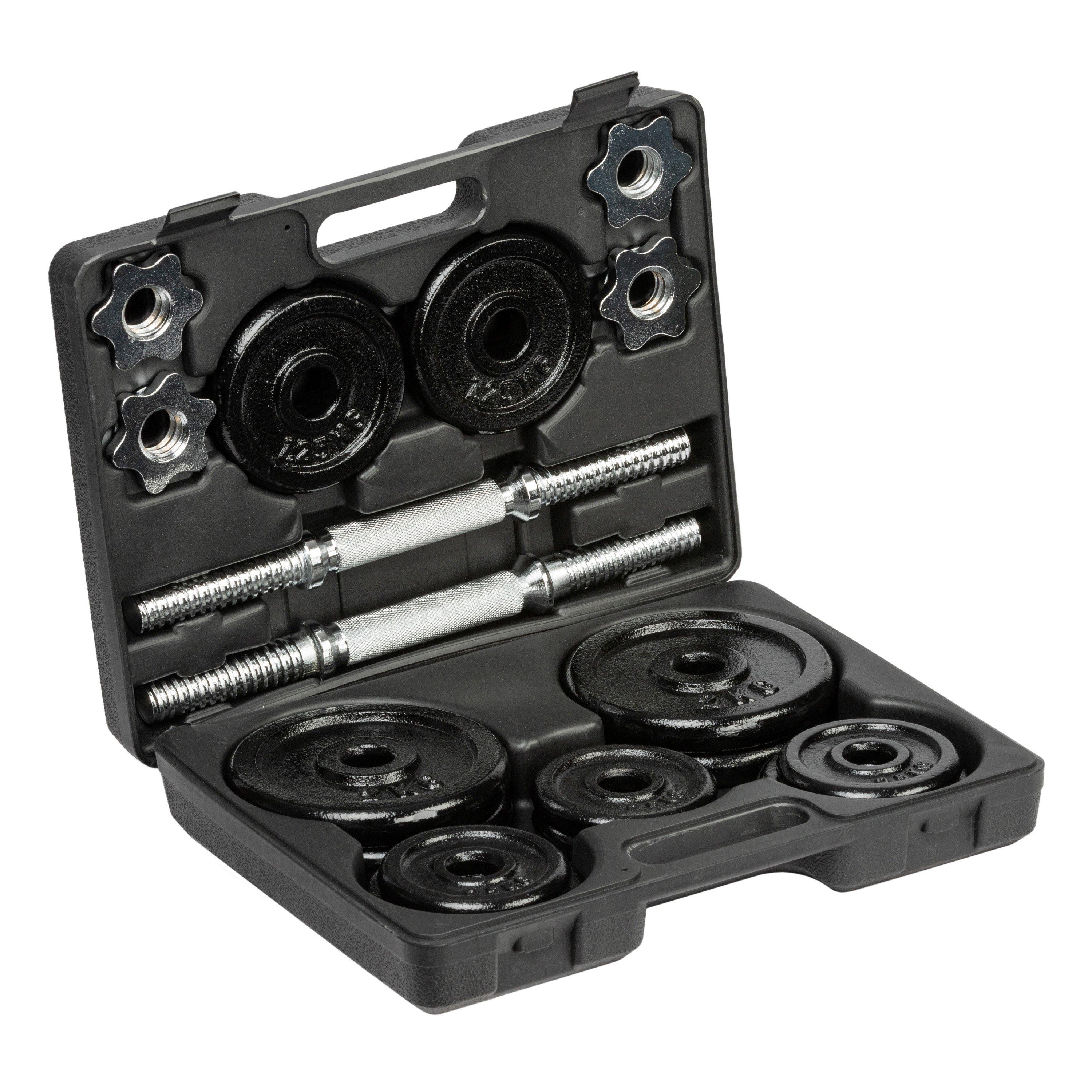 Everlast 18KG Dumbbell Set Weight Sets FRASERS