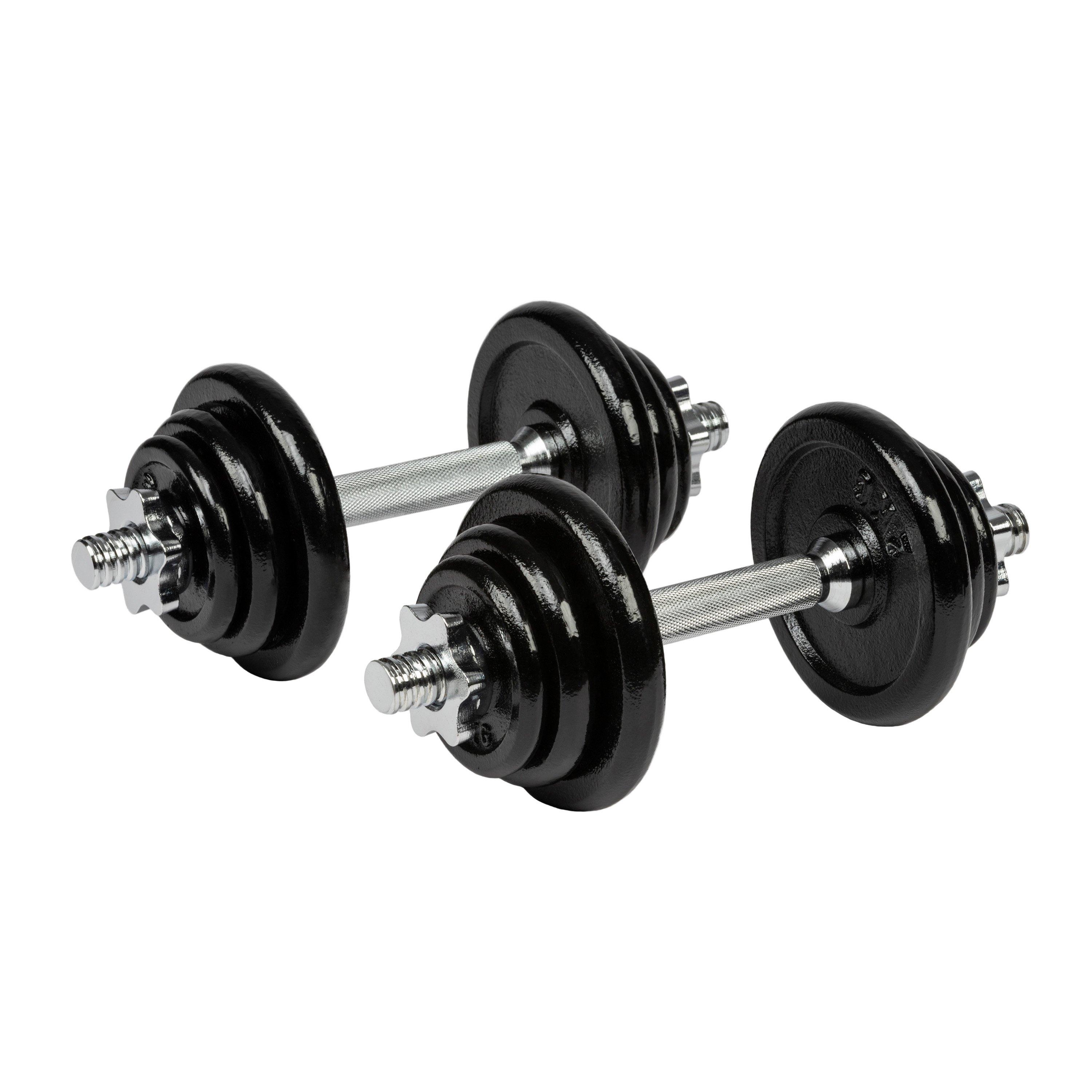 - - Everlast - 18KG Dumbbell Set - 2