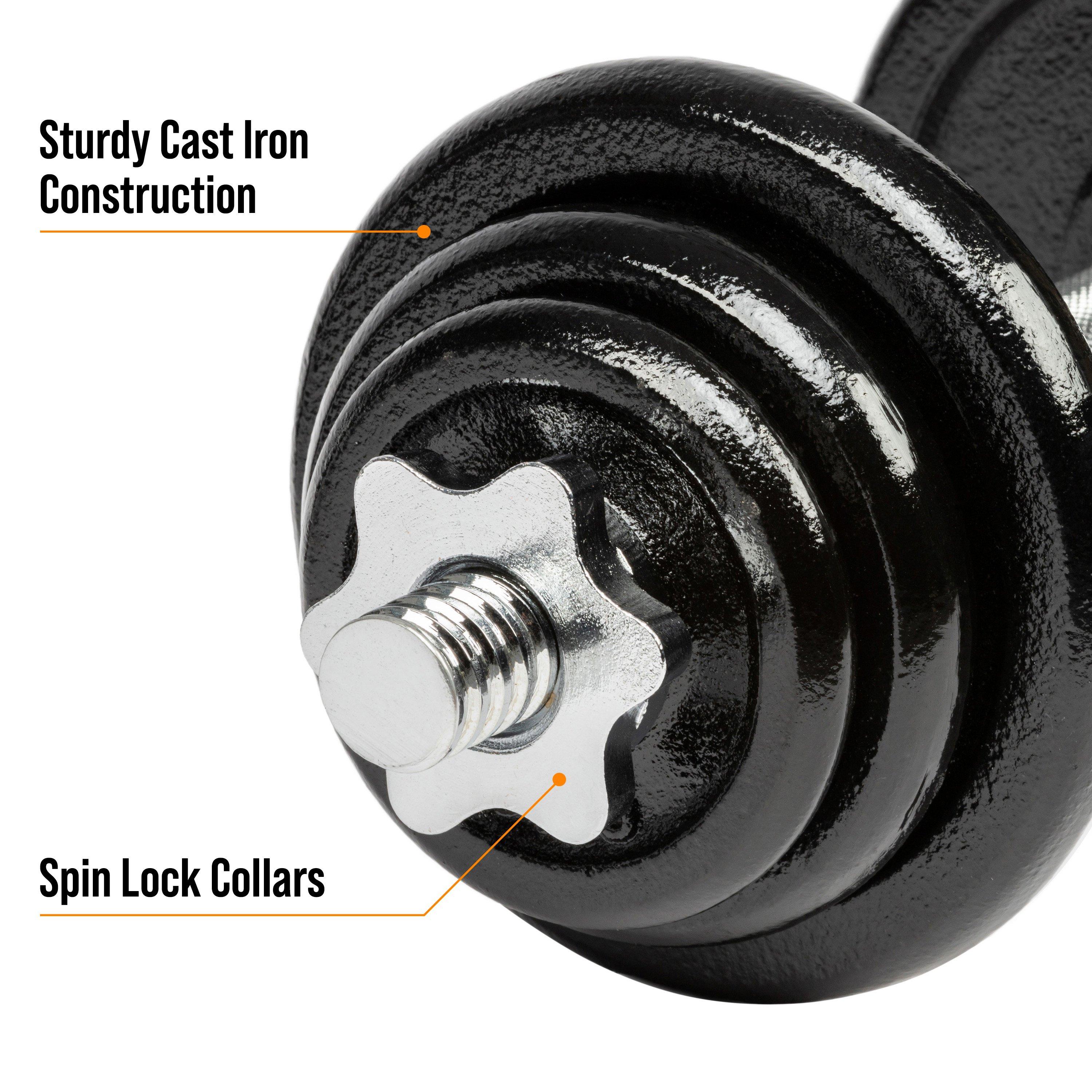 - - Everlast - 18KG Dumbbell Set - 6