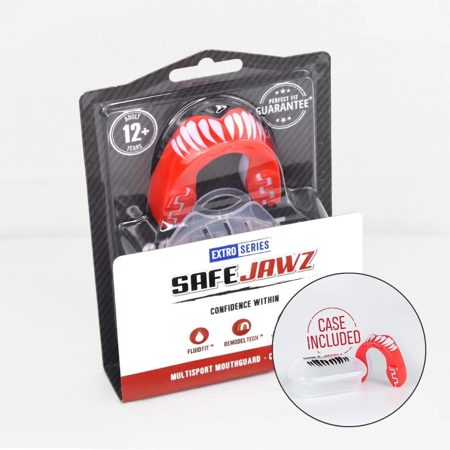 Rot/Weiß - Safejawz - Extro Series Viper Sports Mouthguard - 7