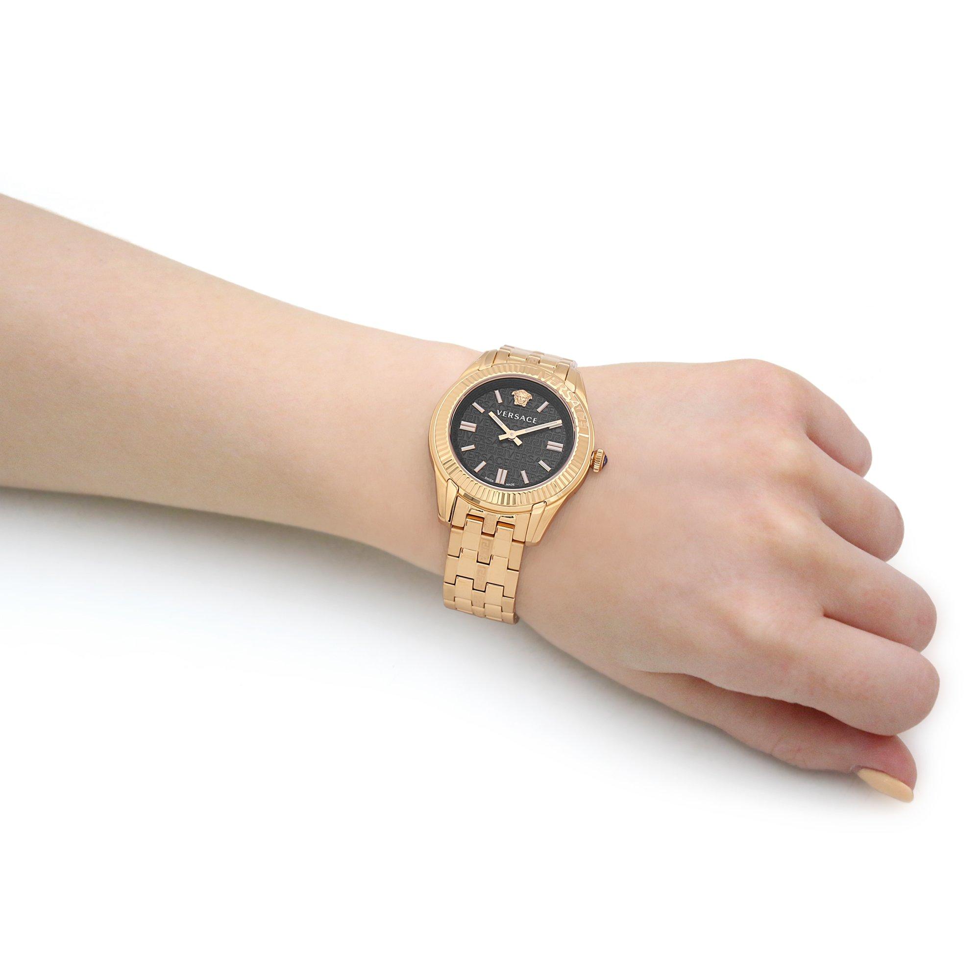 Gold/Black - Versace - Greca Time Ld00 - 5