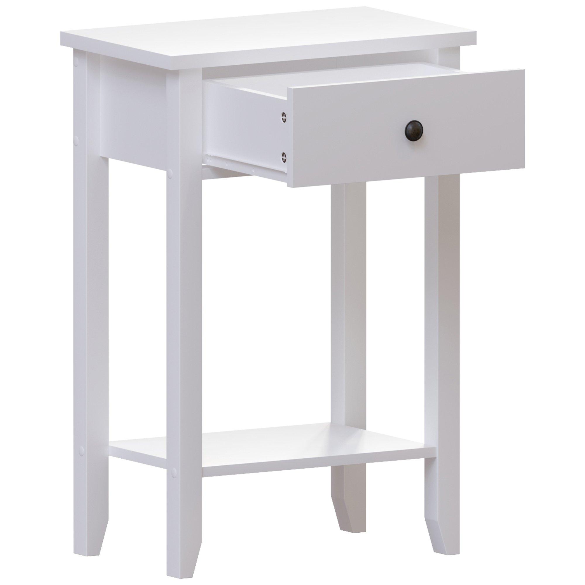 White - Lassic - Vida Designs Windsor 1 Drawer Console Table - 8