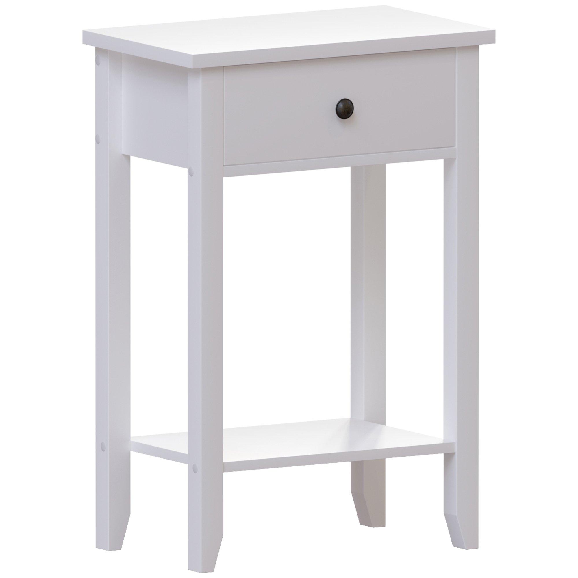 White - Lassic - Vida Designs Windsor 1 Drawer Console Table - 9