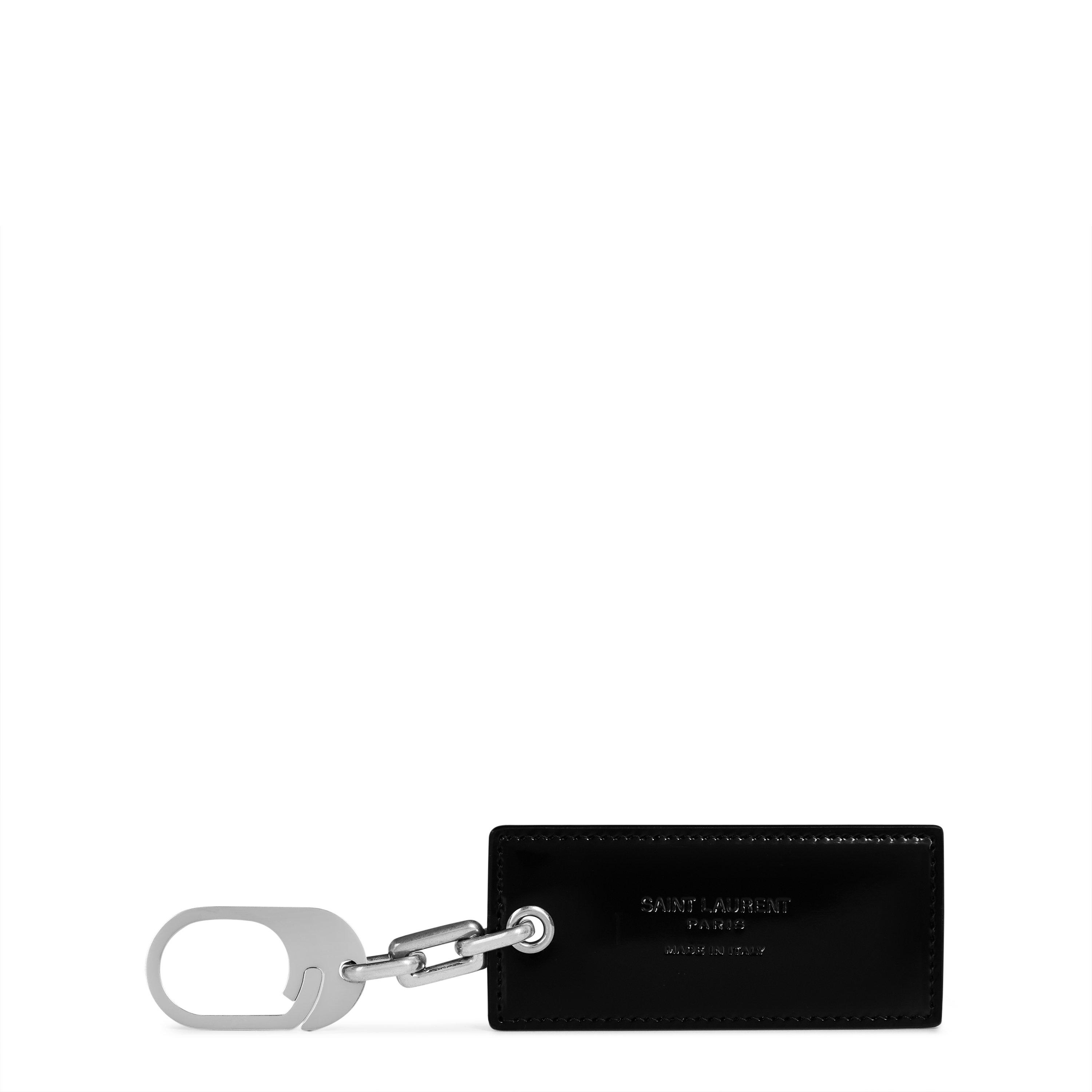 Black - Saint Laurent - Logo Keyring - 2