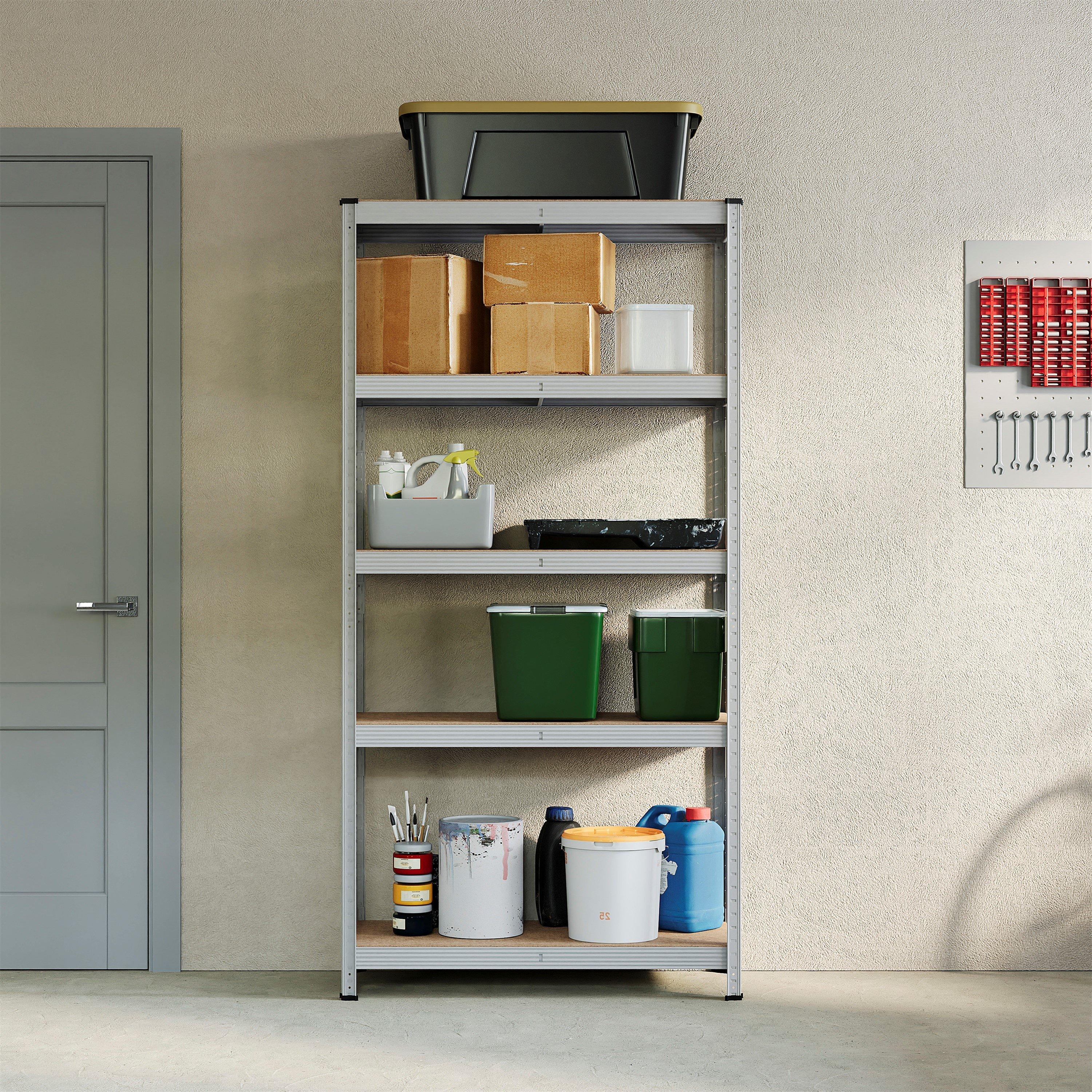 Galvanised - Lassic - Home Vida 5 Tier Garage Shelf - 3