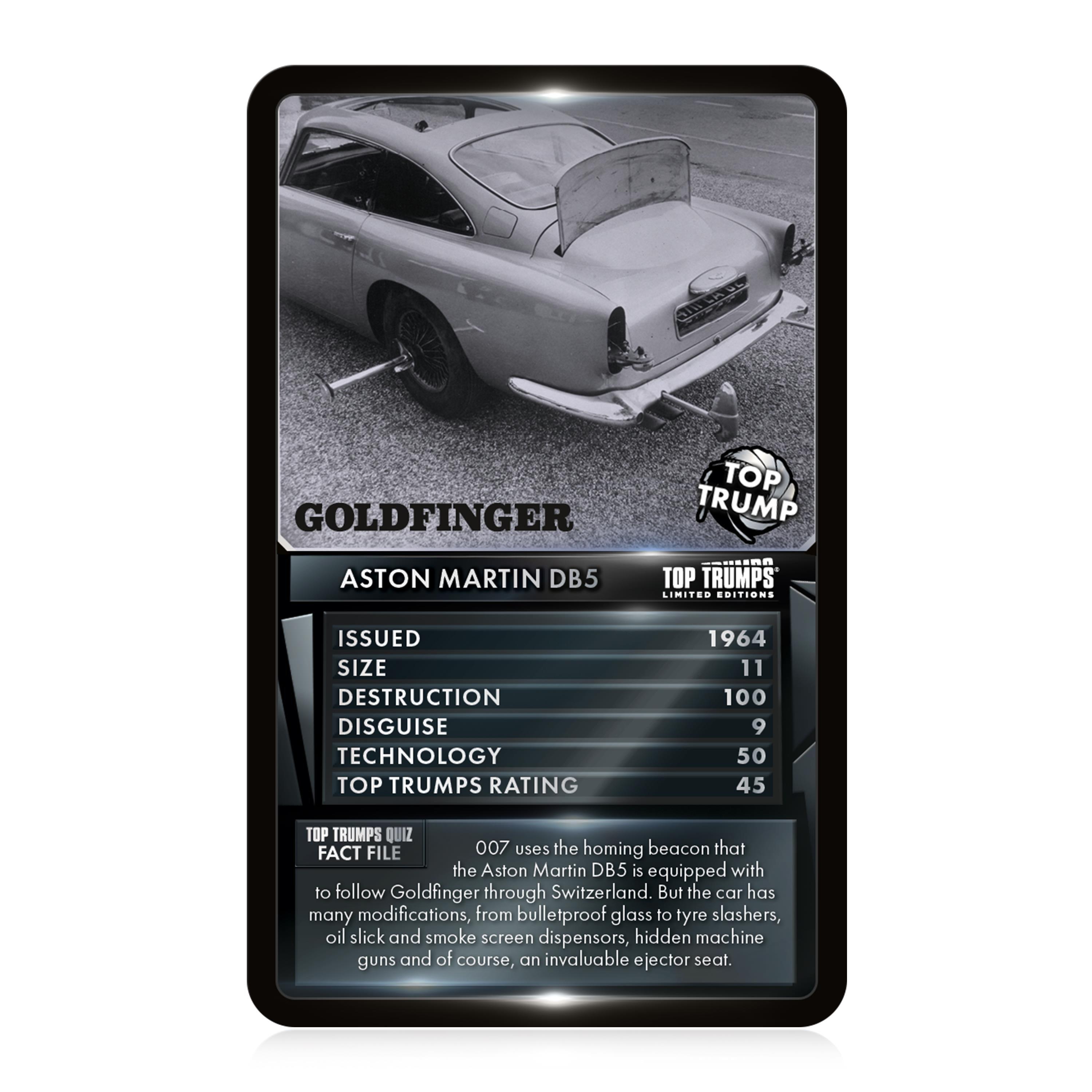 Merchandise - James Bond - Gadgets and Vehicles Top Trumps - 2