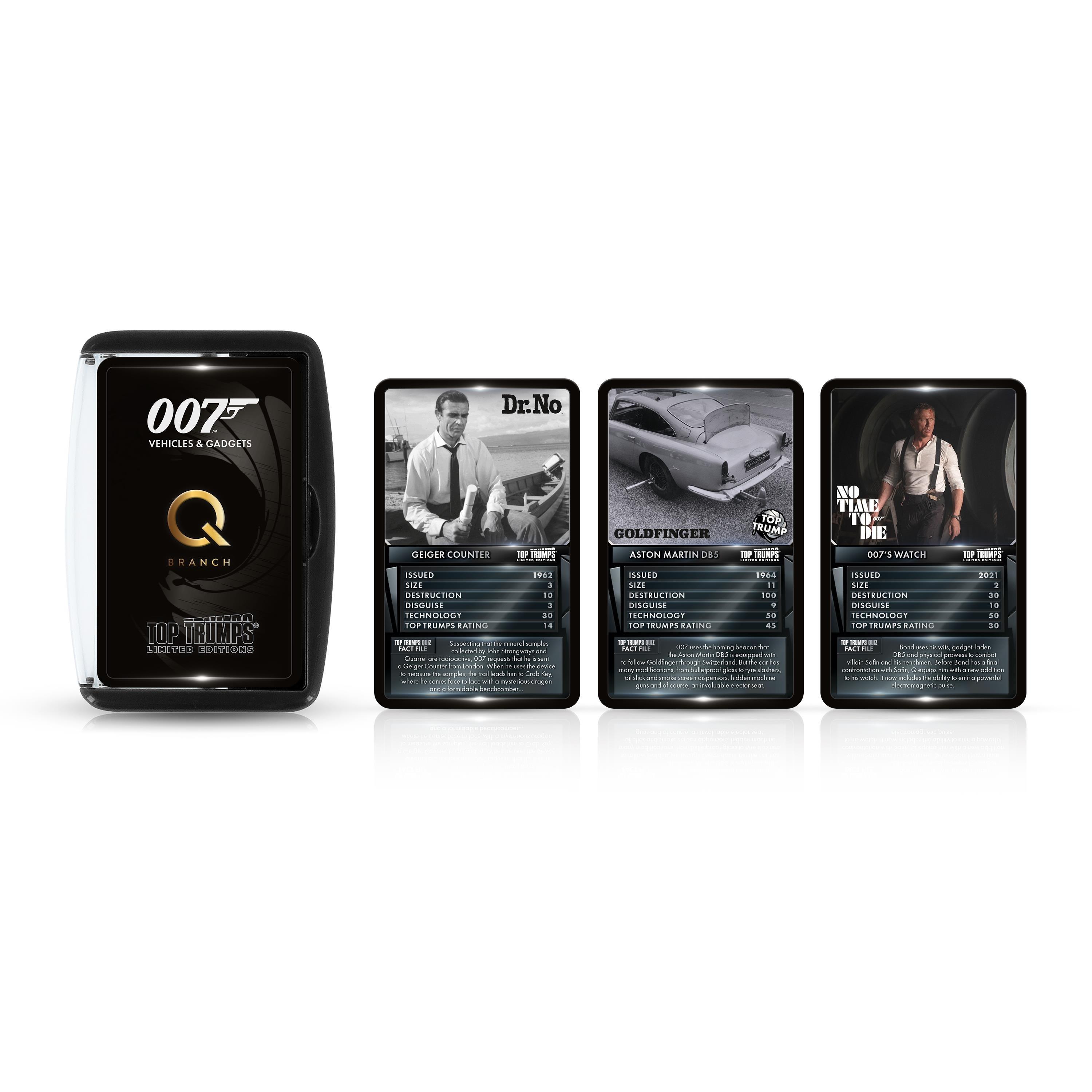 Merchandise - James Bond - Gadgets and Vehicles Top Trumps - 3