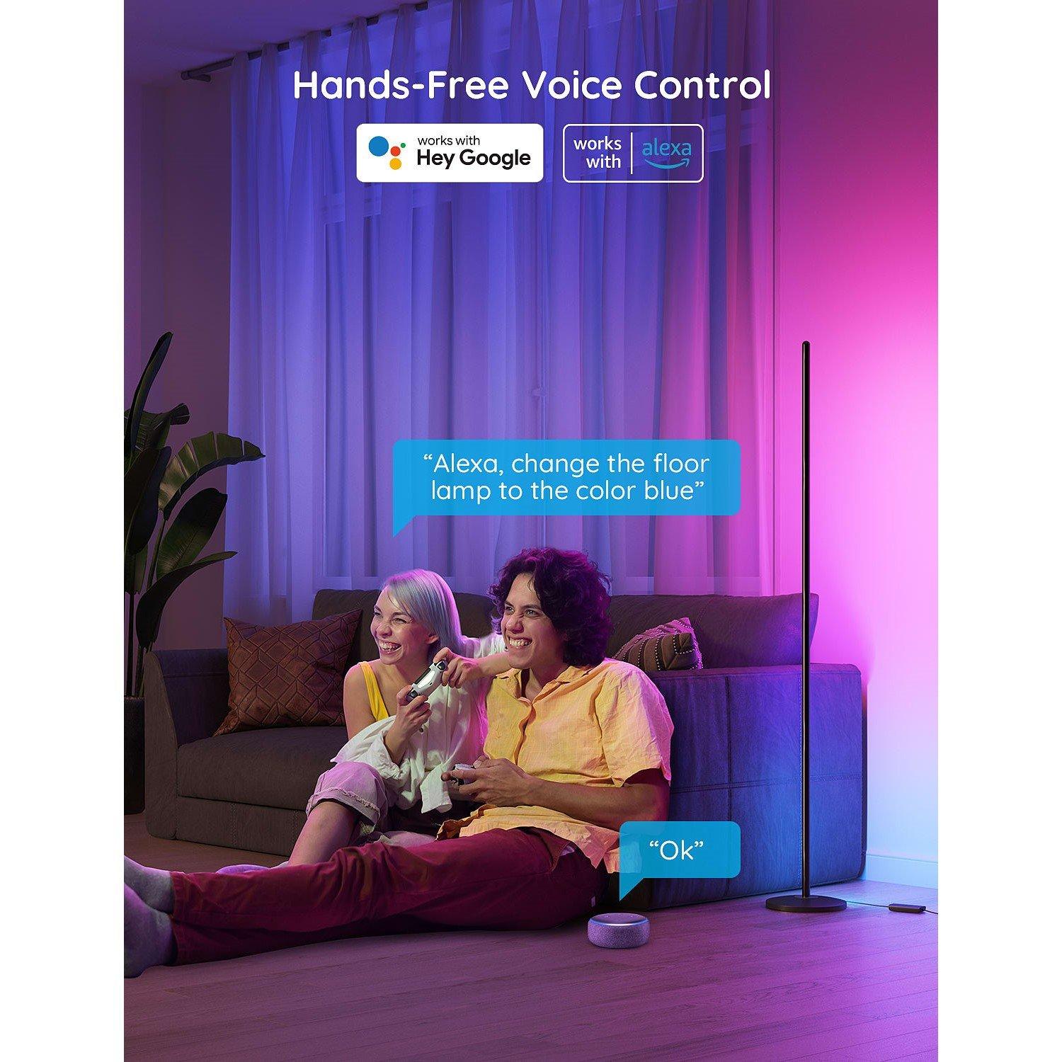 Multi - GOVEE - RGBIC Smart Corner Floor Lamp - 7