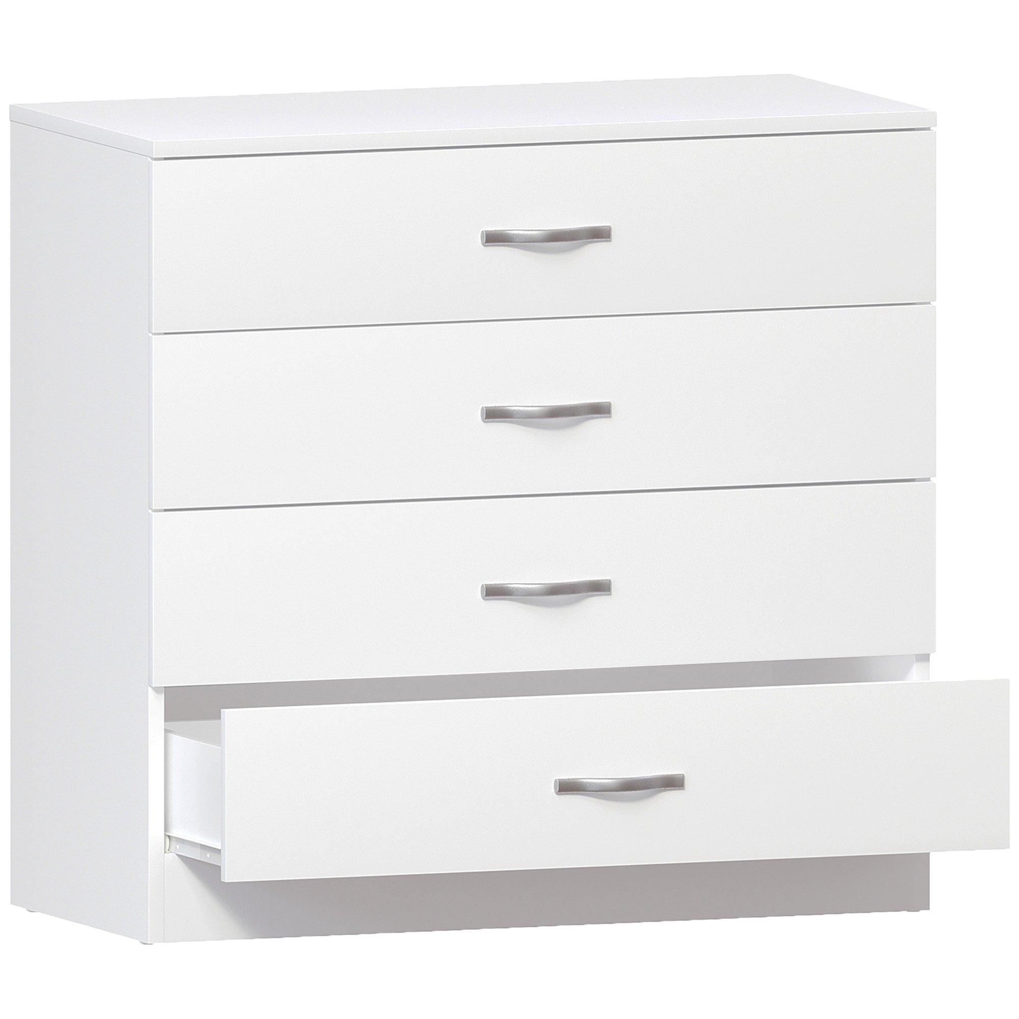 White - Lassic - Vida Designs Riano 4 Drawer Chest - 7