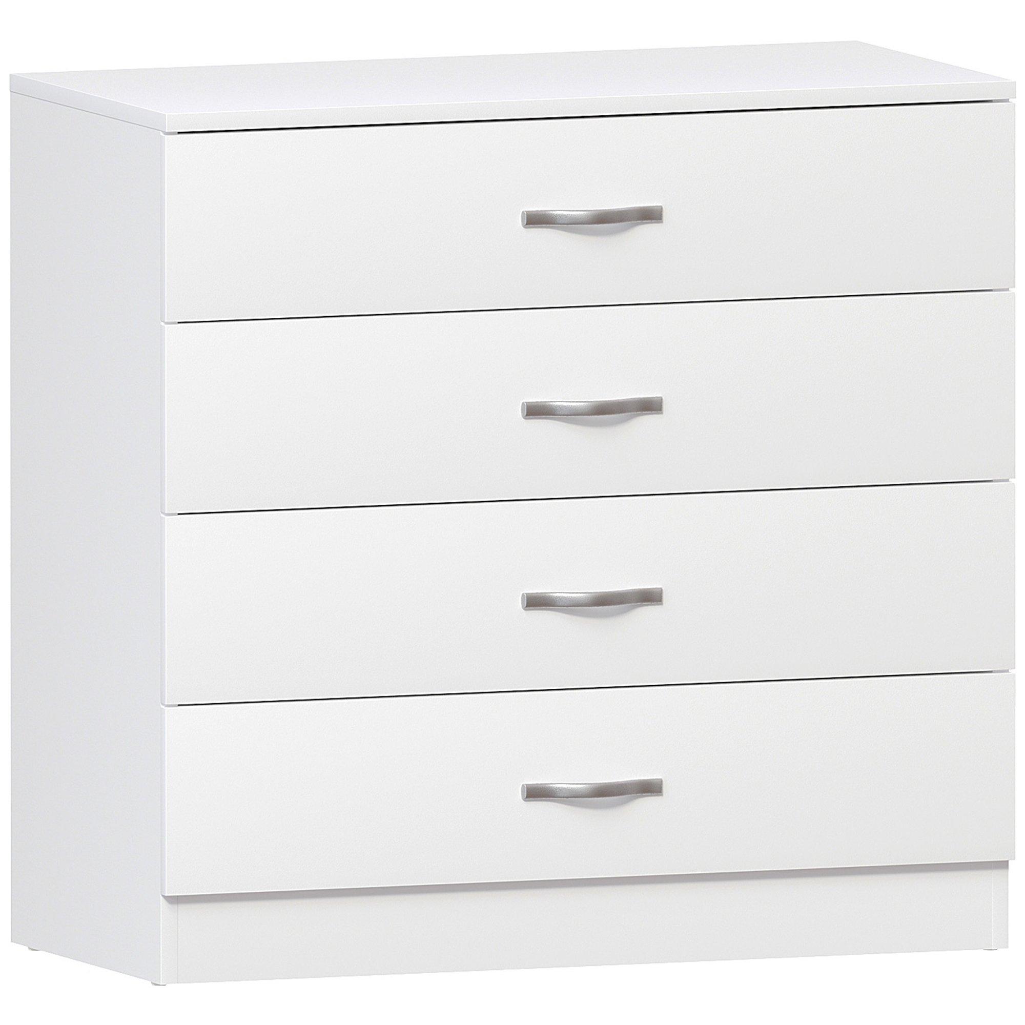 White - Lassic - Vida Designs Riano 4 Drawer Chest - 8