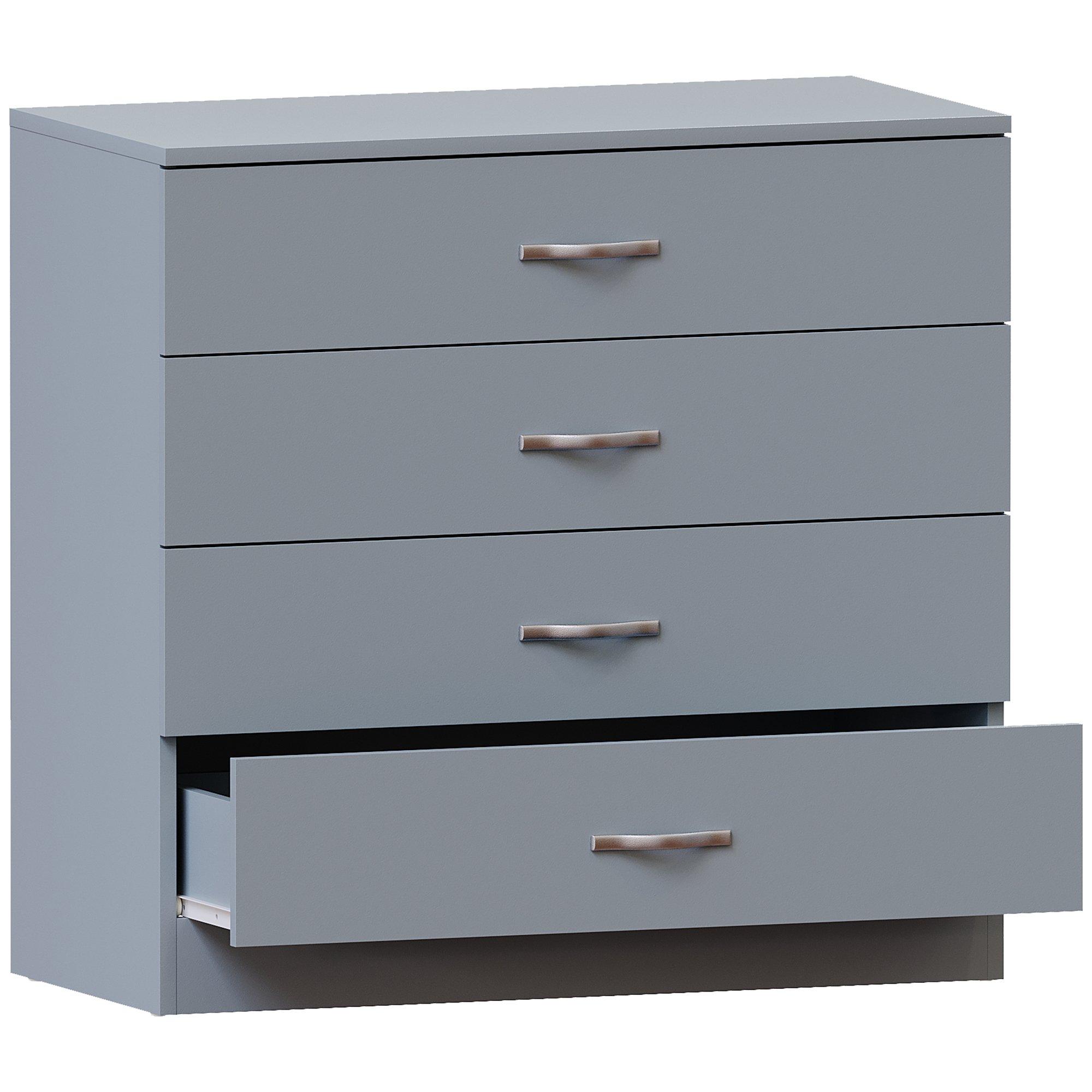 Grey - Lassic - Vida Designs Riano 4 Drawer Chest - 7