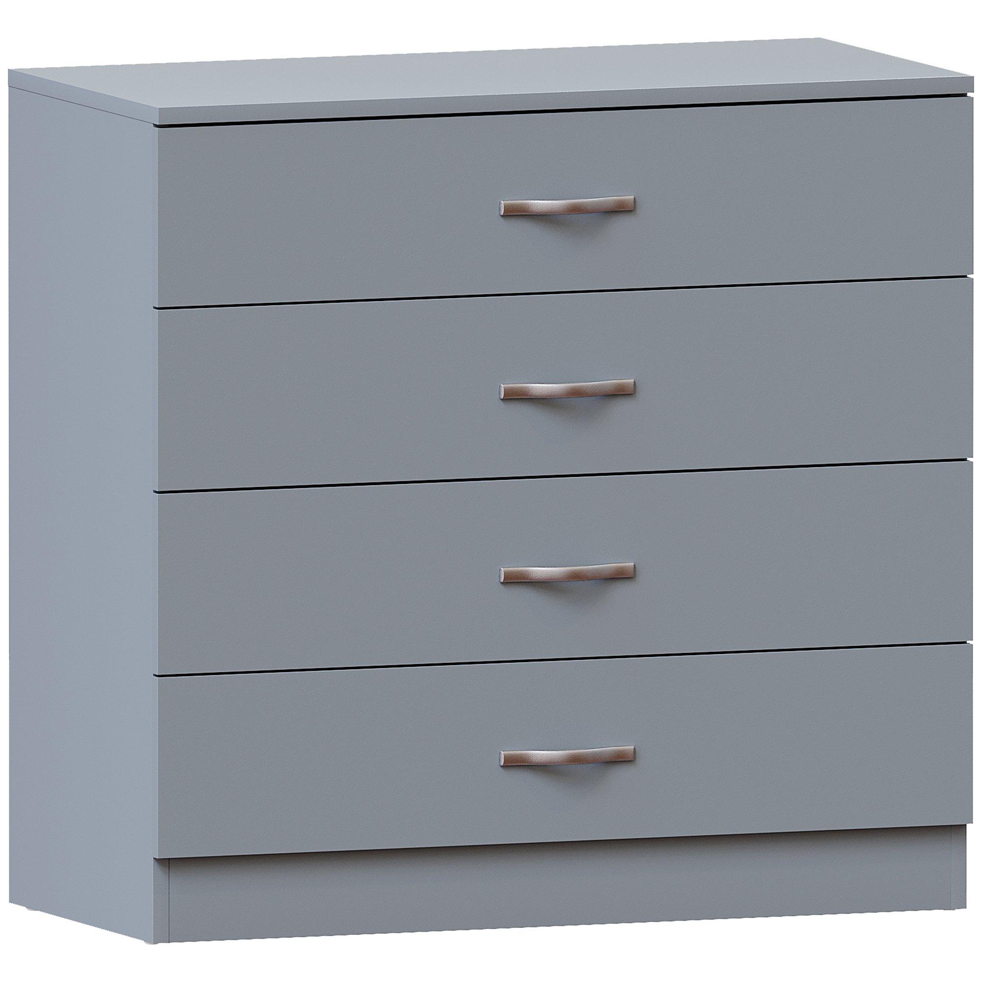 Grey - Lassic - Vida Designs Riano 4 Drawer Chest - 8