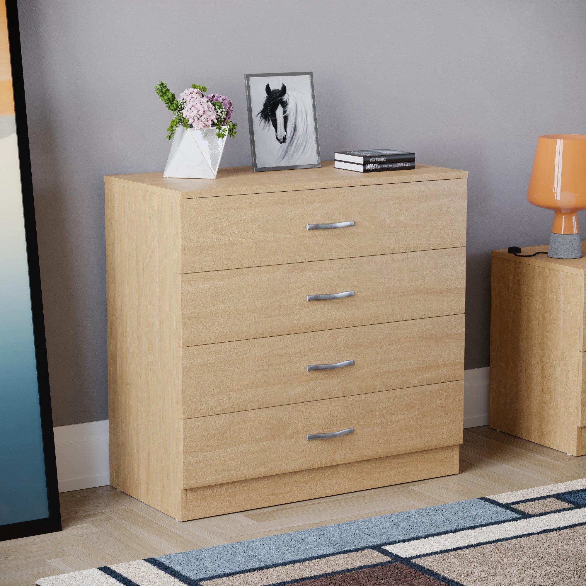 Lassic  Vida Designs Riano 4 Drawer Chest - Pine - 4 Drawers