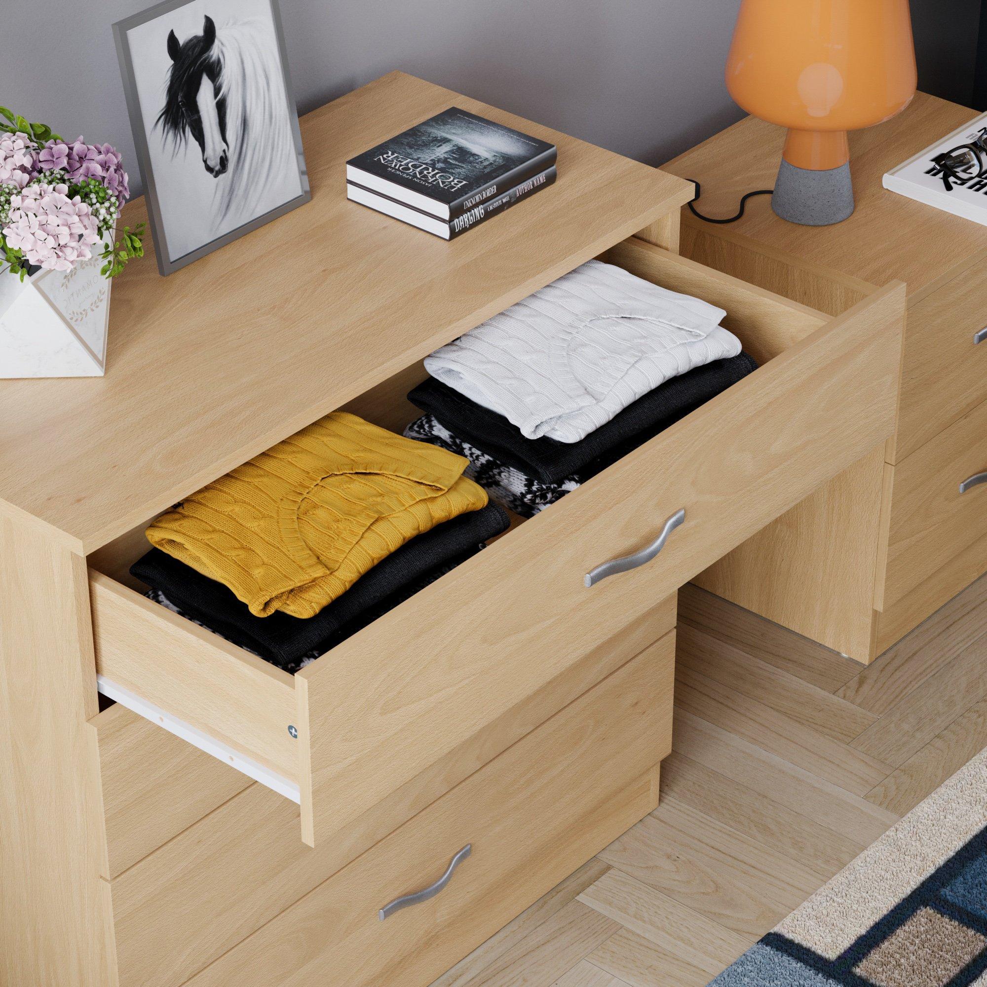 Pine - Lassic - Vida Designs Riano 4 Drawer Chest - 6