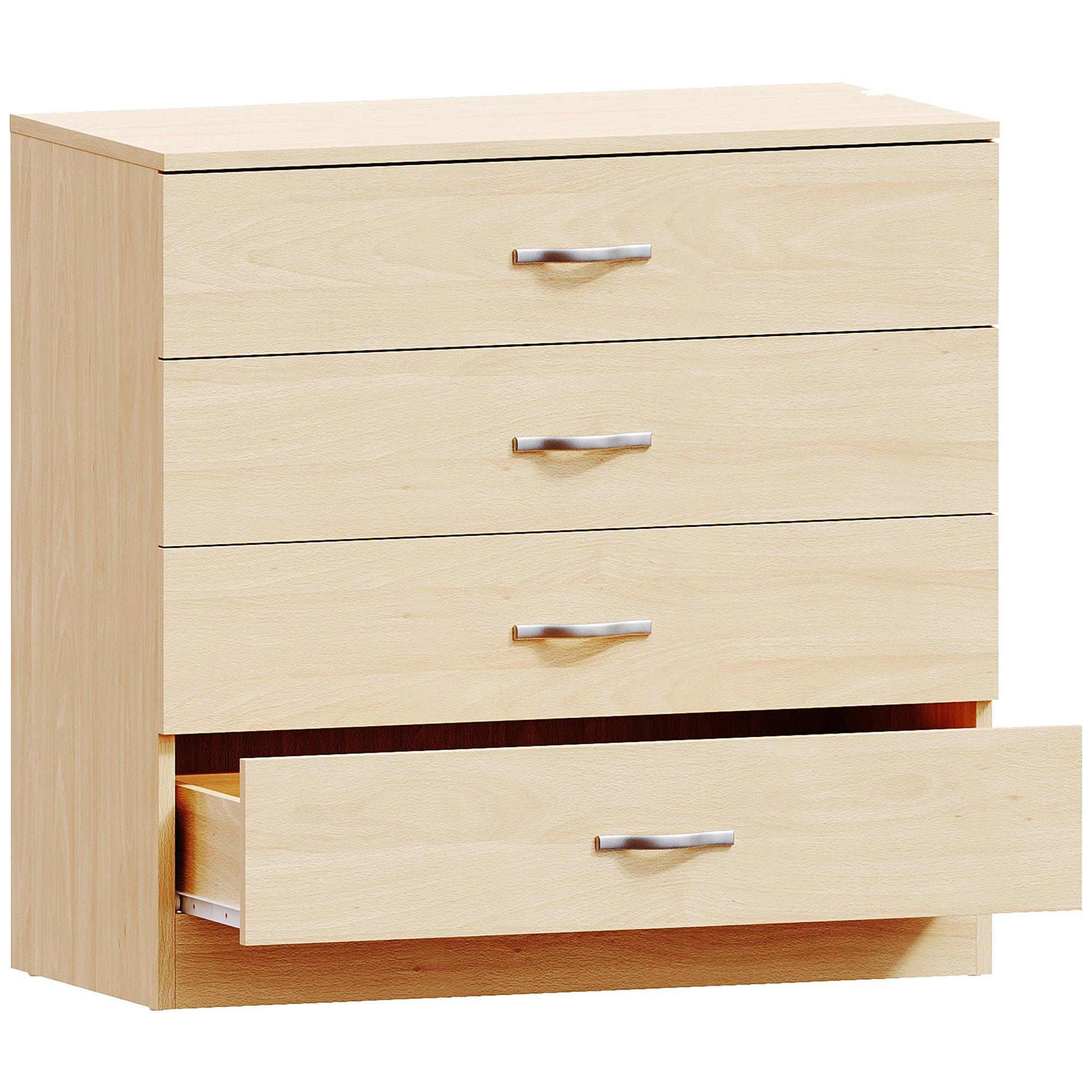Pine - Lassic - Vida Designs Riano 4 Drawer Chest - 7