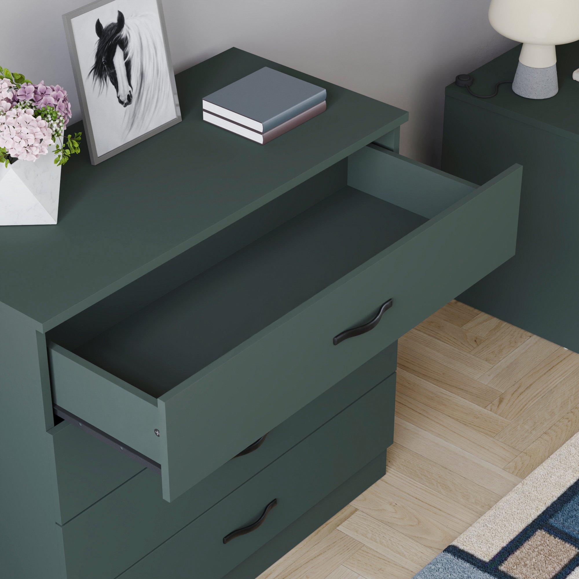 Jasper Green - Lassic - Vida Designs Riano 4 Drawer Chest - 5
