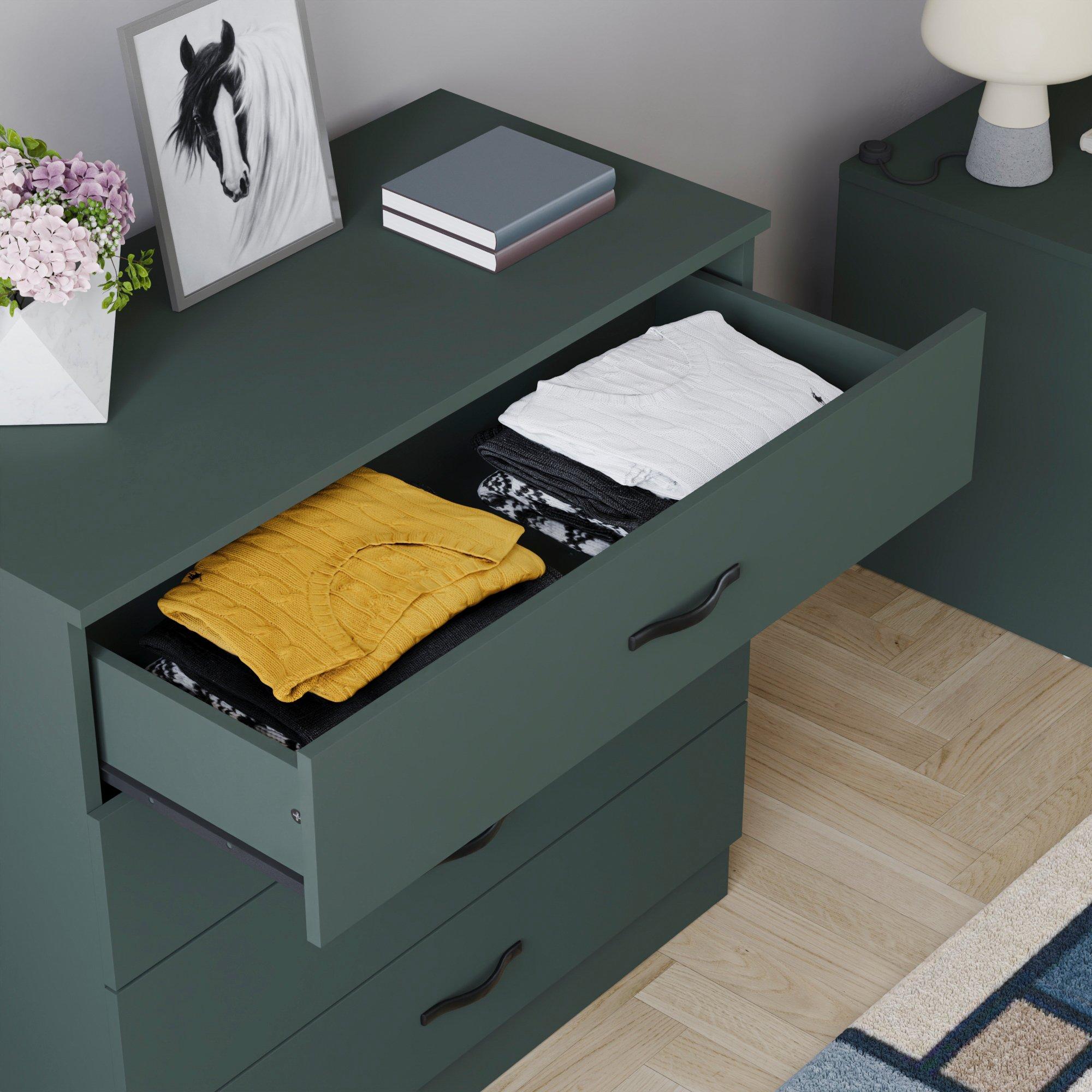 Jasper Green - Lassic - Vida Designs Riano 4 Drawer Chest - 6