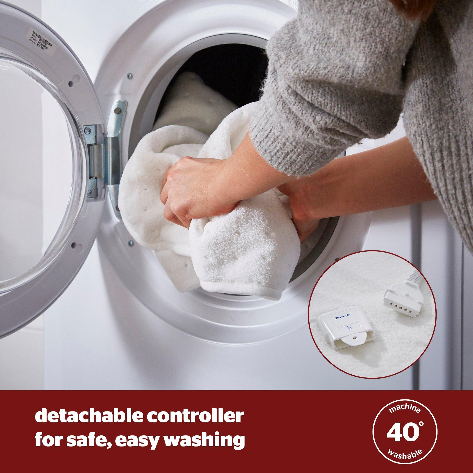 White - Silentnight - Silentnight Comfort Control Electric Blanket - 13