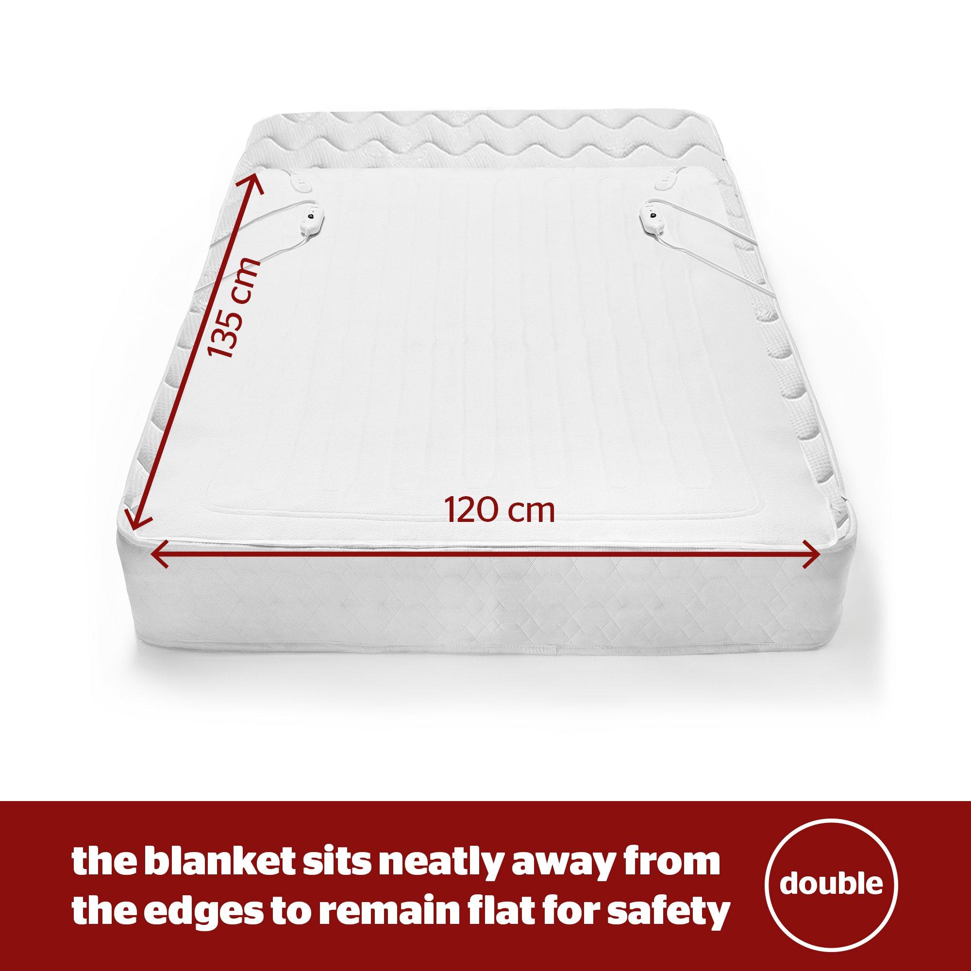 White - Silentnight - Silentnight Comfort Control Electric Blanket - 8