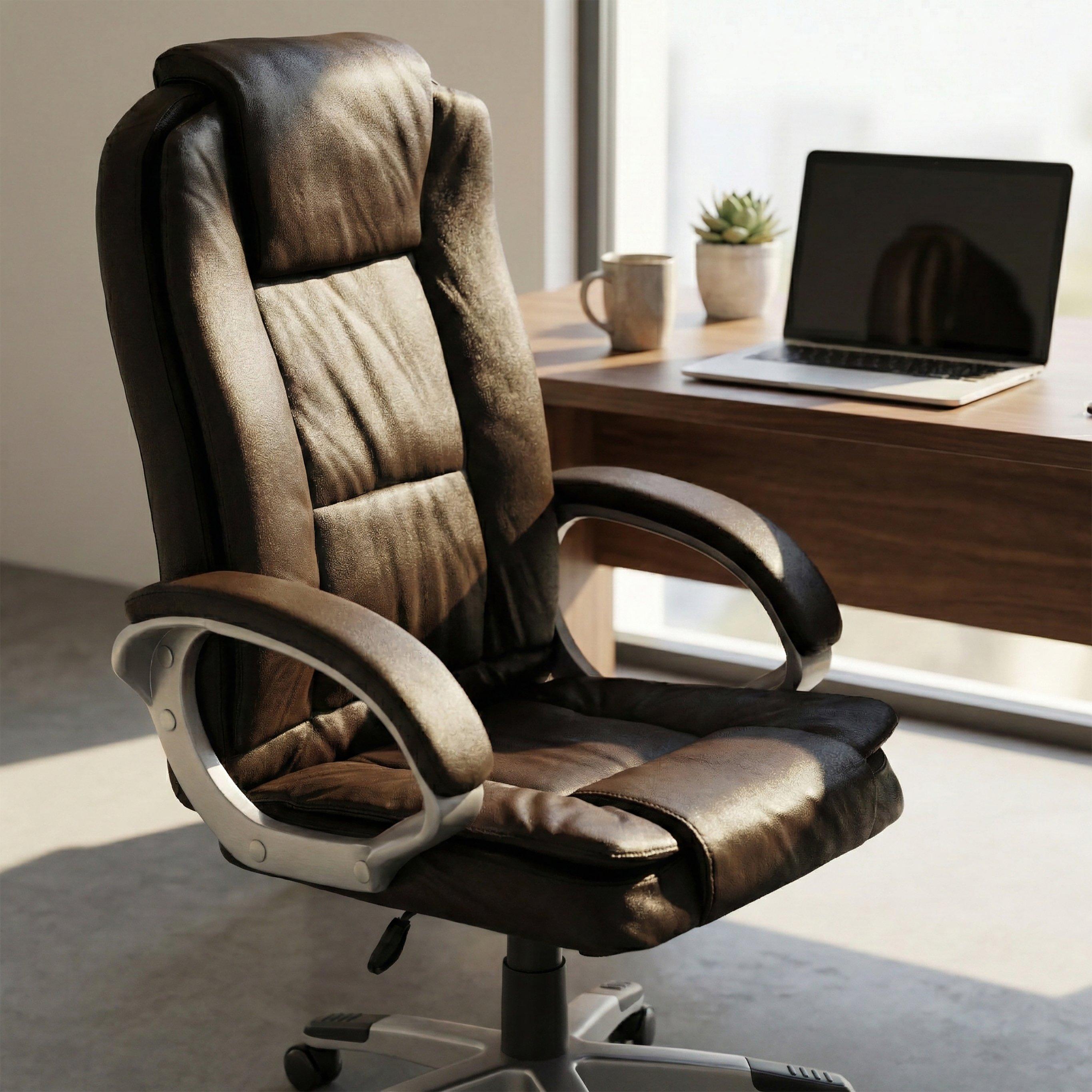 Brown - Lassic - Vida Designs Charlton Office Chair UKFR - 4
