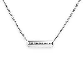 Buddha To Buddha Essential Logo Necklace Xs Silver 17.9 Inches