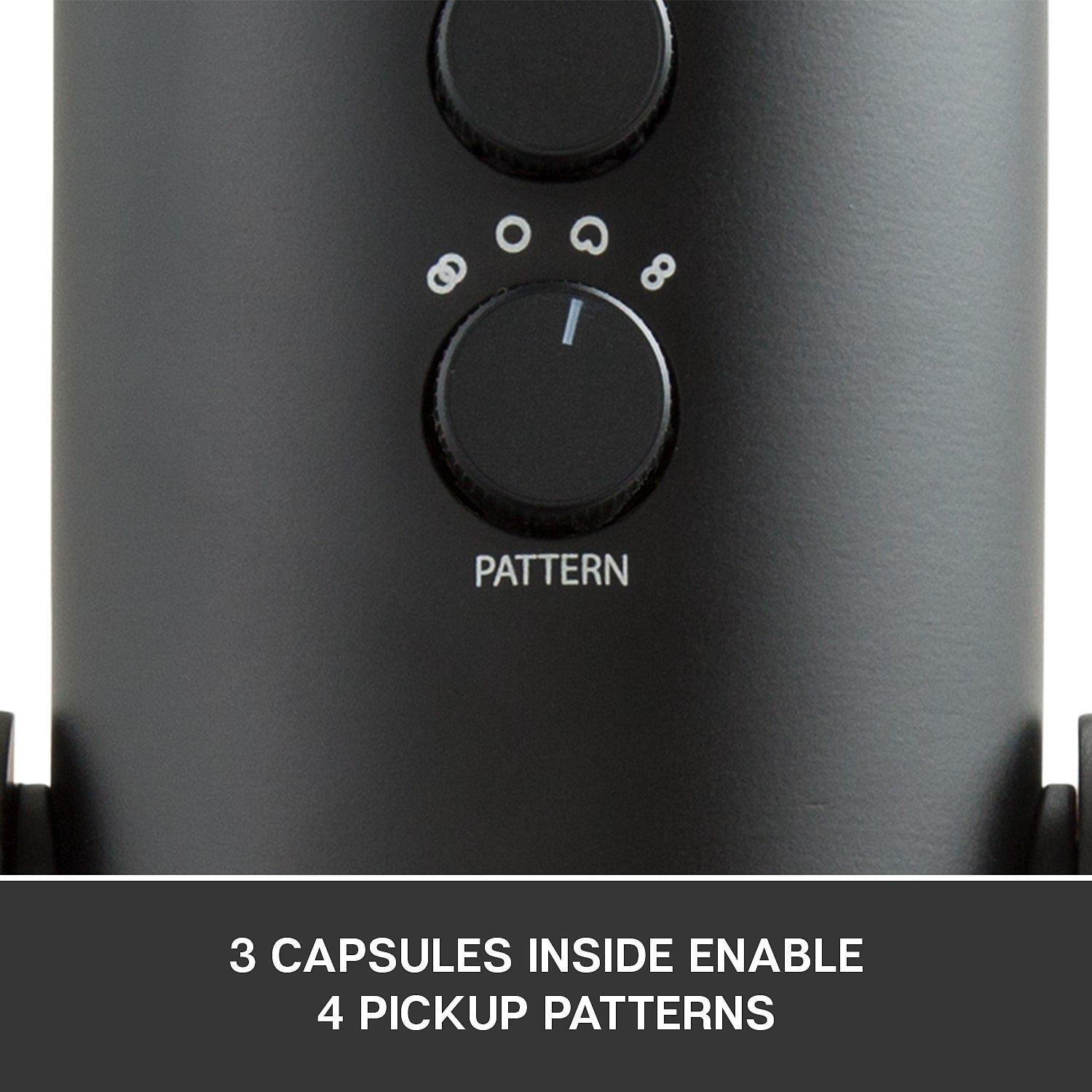 Schwarz - Blue - Yeti USB Streaming Microphone - BLACKOUT - 2