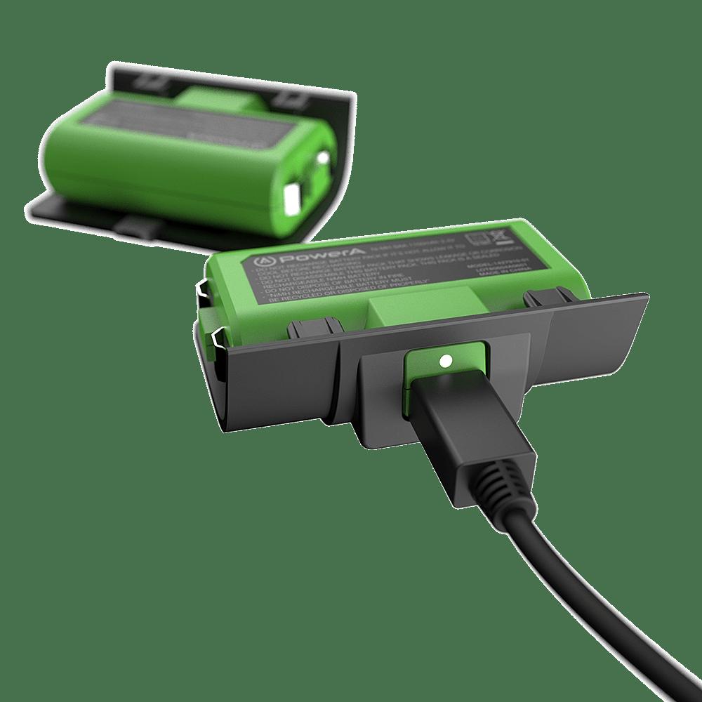 Black - PowerA - Play & Charge Kit for Xbox X | S | One - 1