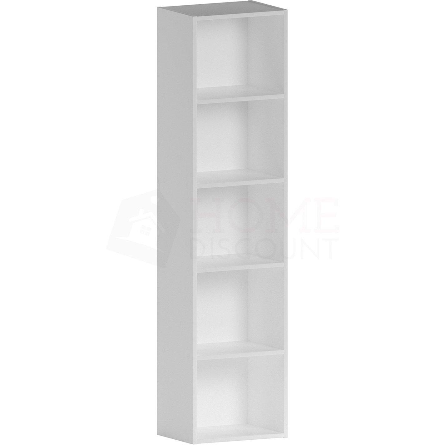 White - Lassic - Vida Designs Oxford 5 Tier Cube Bookcase - 8