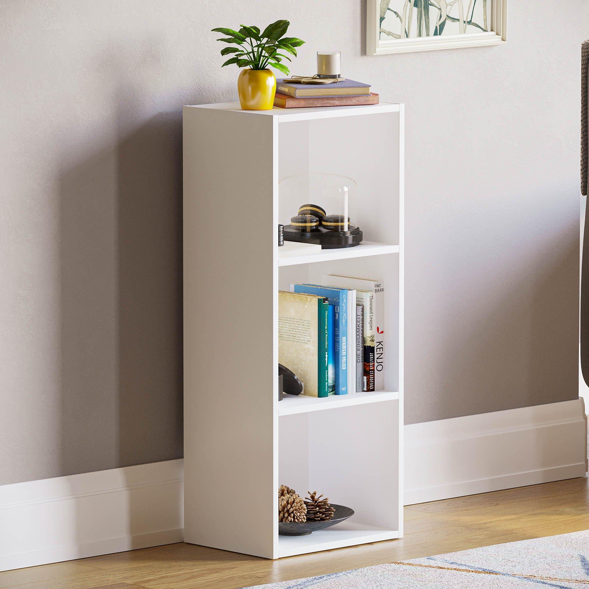Lassic  Vida Designs Oxford 3 Tier Cube Bookcase - White - 3 Tier