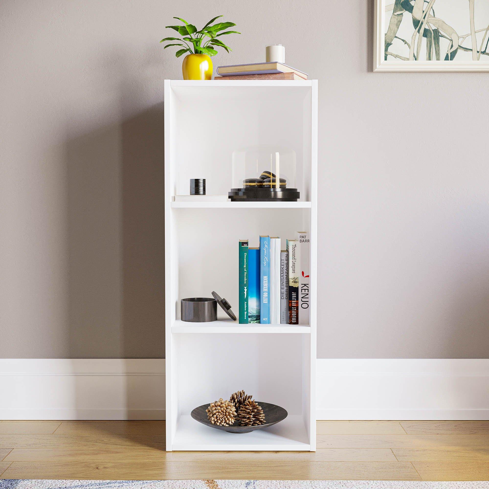 White - Lassic - Vida Designs Oxford 3 Tier Cube Bookcase - 3