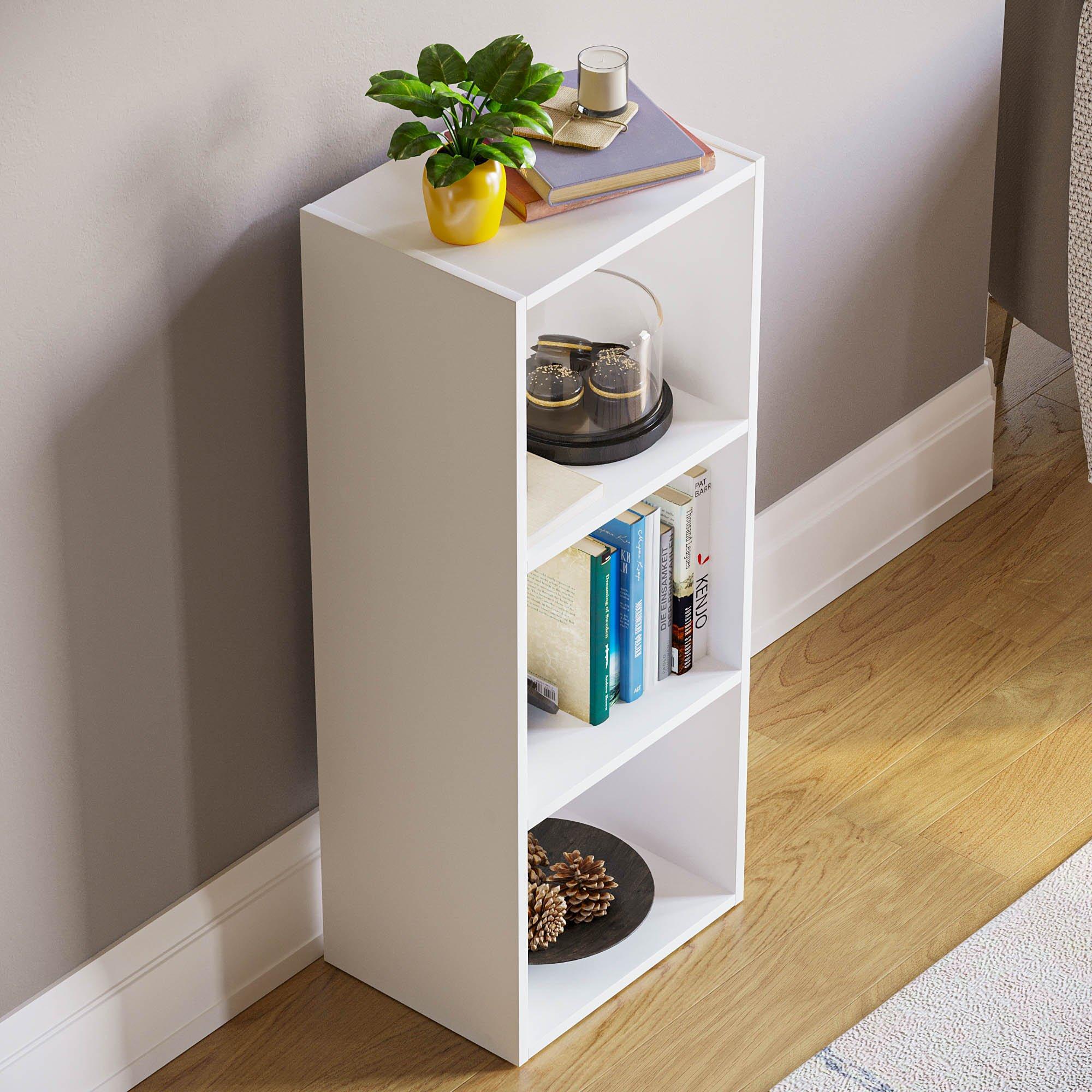 White - Lassic - Vida Designs Oxford 3 Tier Cube Bookcase - 6
