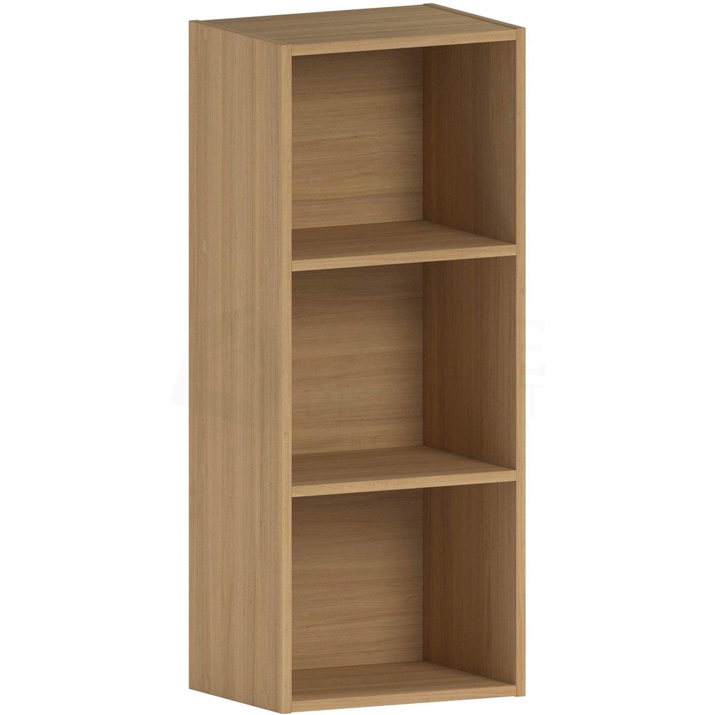 Oak - Lassic - Vida Designs Oxford 3 Tier Cube Bookcase - 8