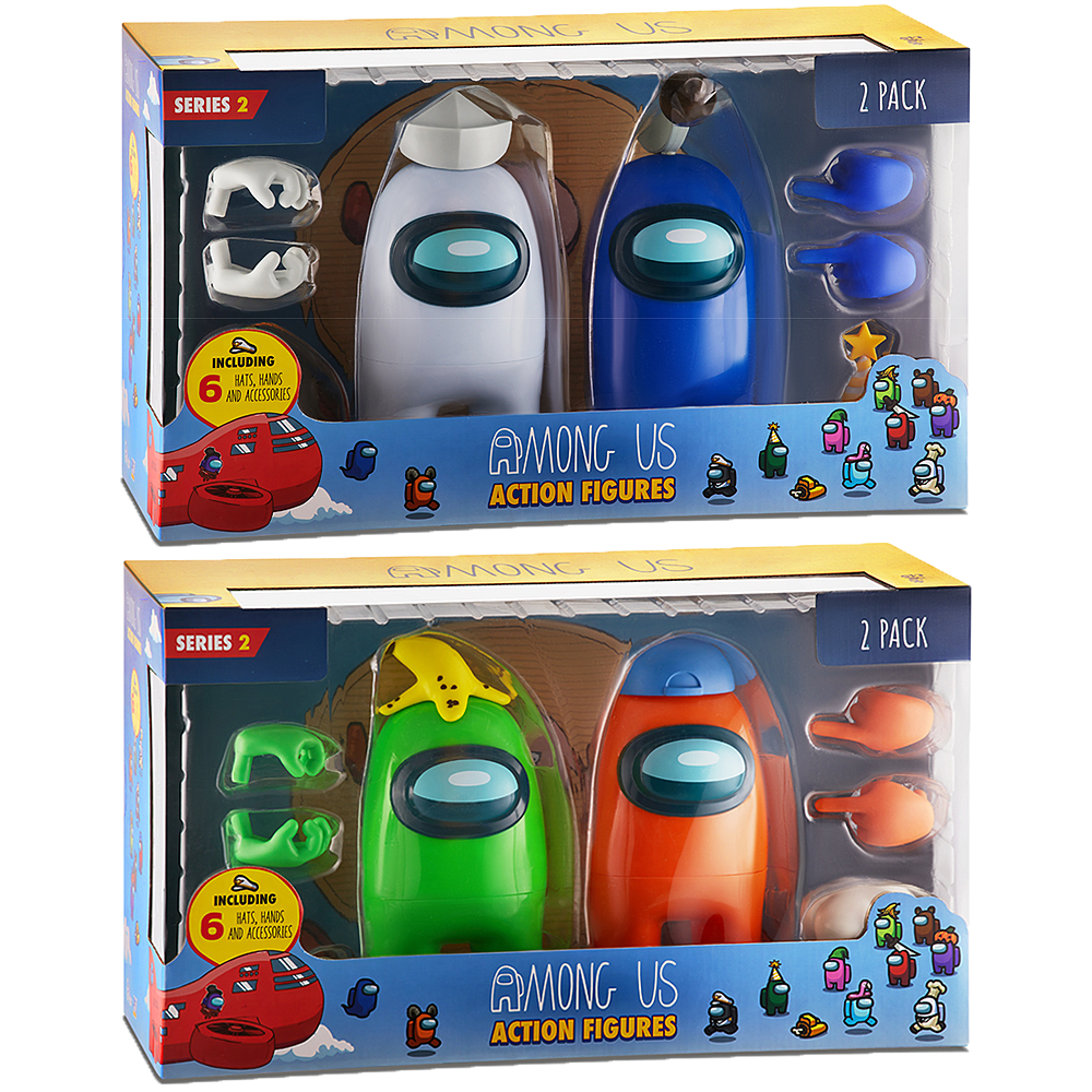 Among Us S2 Action Figures 2 Pack In Box