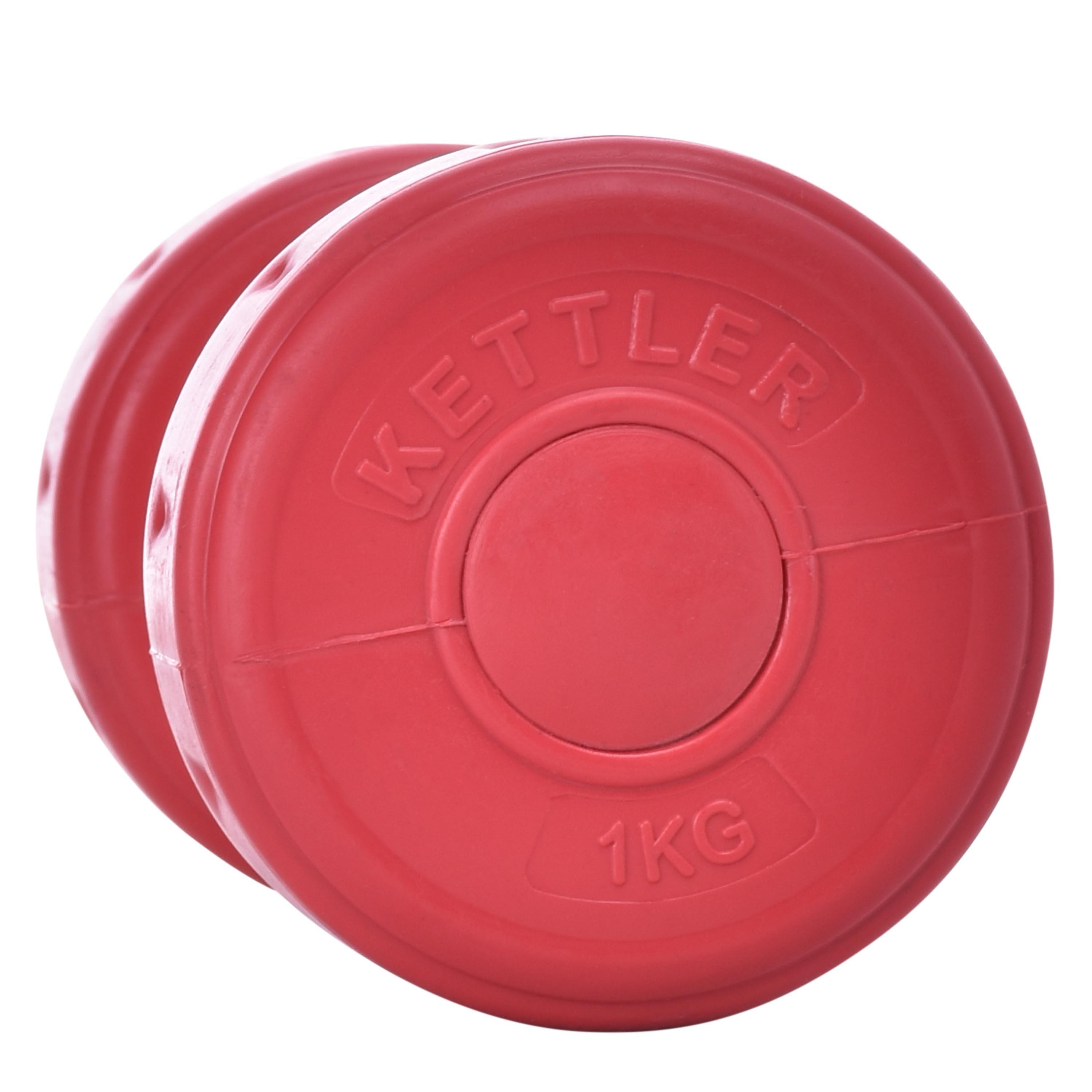 Pink - Kettler - kg Kettler Vinyl Dumbbell Set - 3