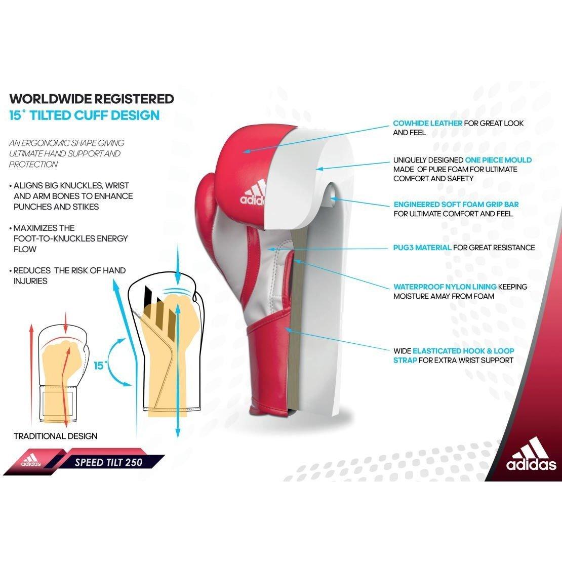 Black - adidas - Tilt 250 Glove Adults - 4