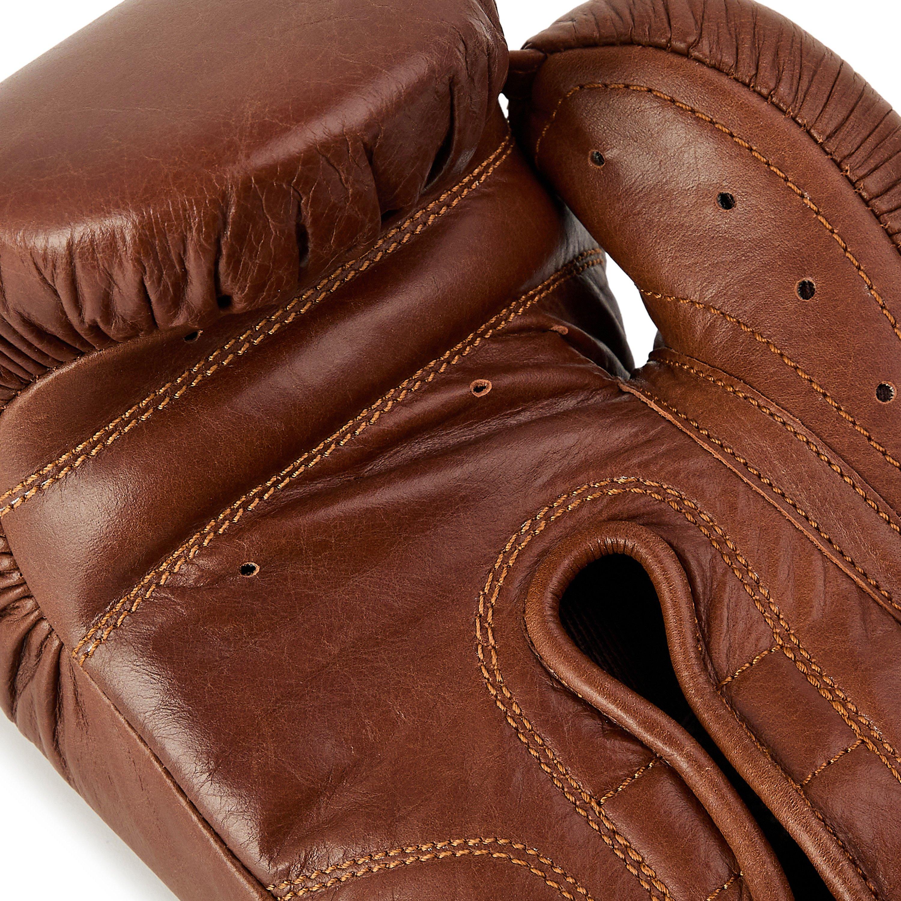 Brun - Everlast - 1910 Pro Leather Hook and Loop Boxing Gloves - 5