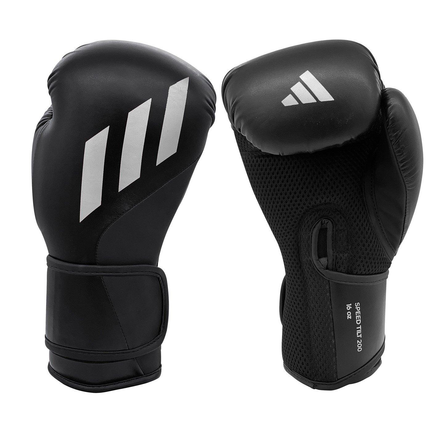 Black - adidas - Adidas Speed 200 Tilt Boxing Gloves - 1