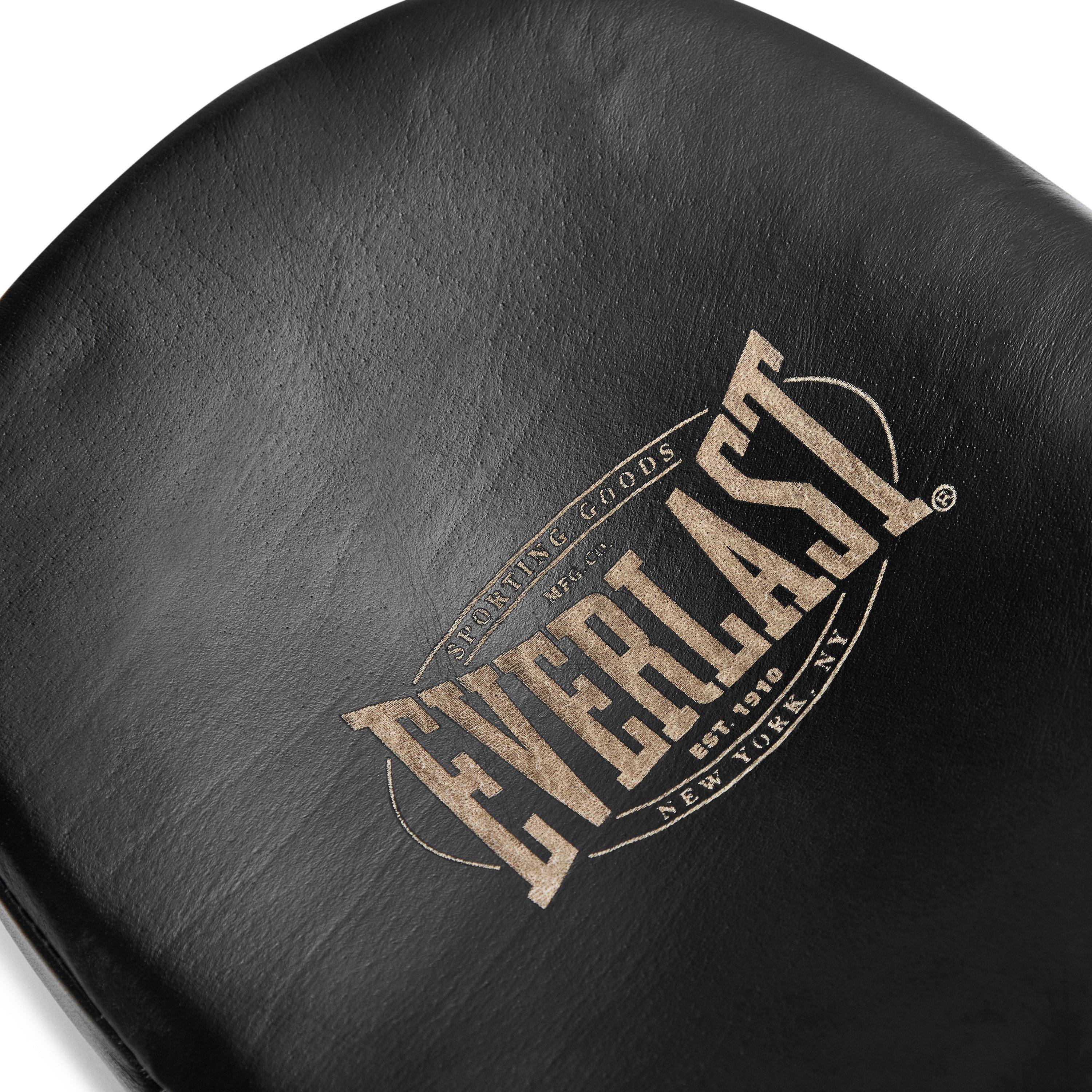 Black - Everlast - Everlast 1910 Pro Leather Curved Focus Mitts - 5