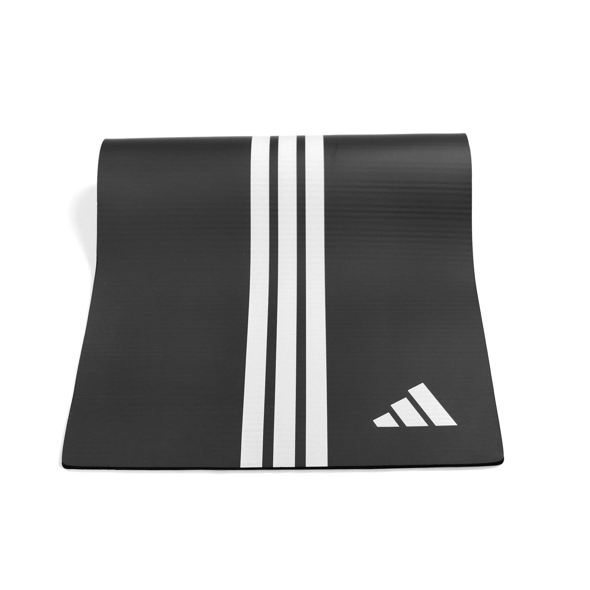 Zwart - adidas - 8mm NBR Gym Mat with Carry Strap - 4